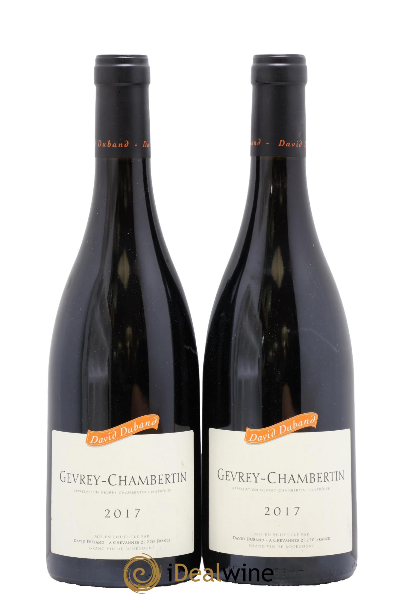 Gevrey-Chambertin David Duband (Domaine) 2017 - Lot of 2 bottles - 0