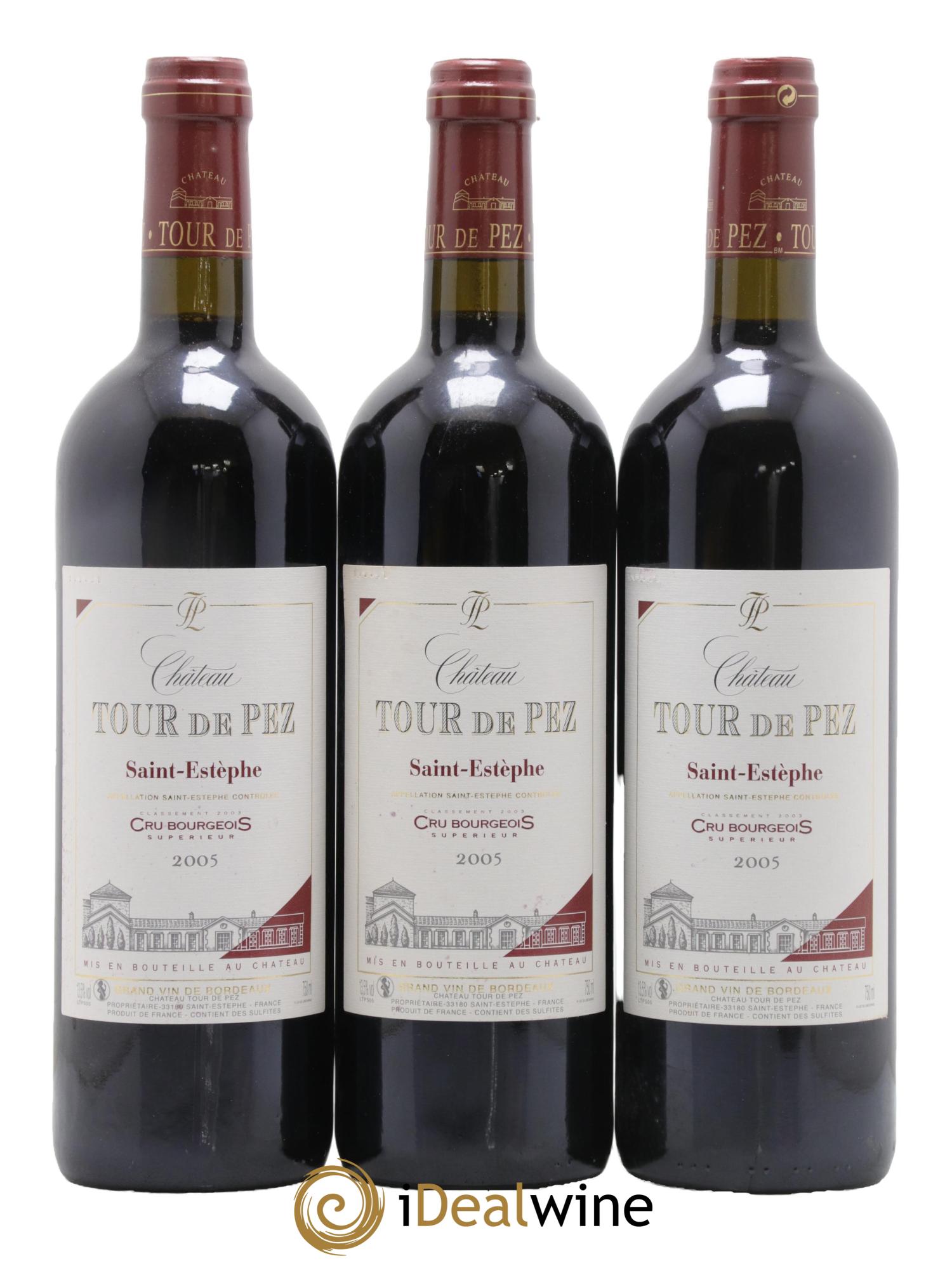 Château Tour de Pez Cru Bourgeois 2005 - Lot de 6 bouteilles - 1