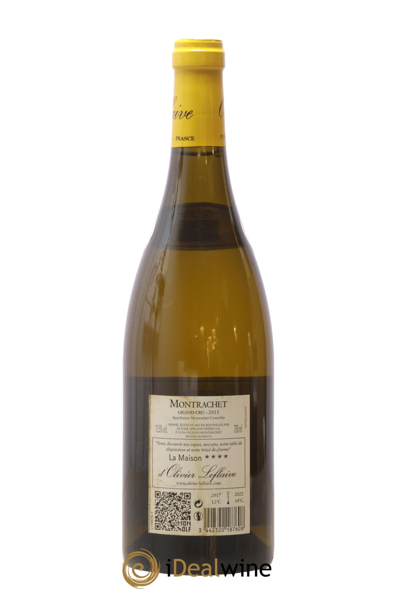 Montrachet Grand Cru Olivier Leflaive 2011 - Lot de 1 bouteille - 1