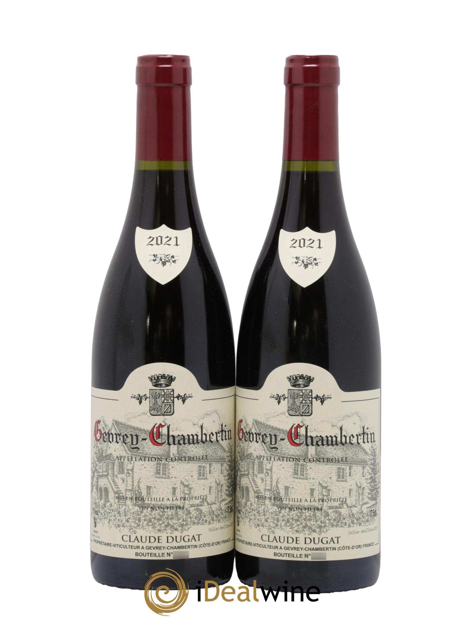 Gevrey-Chambertin Claude Dugat 2021 - Lot de 2 bouteilles - 0