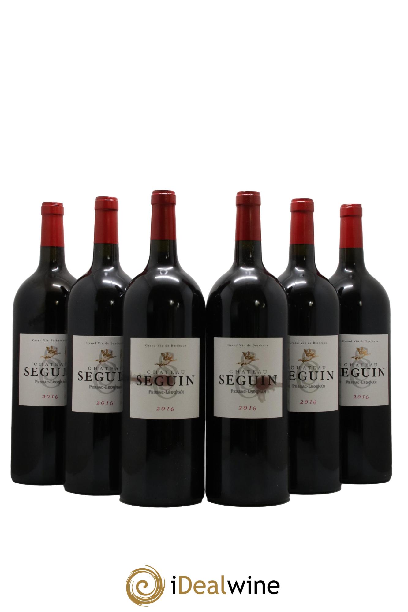 Pessac-Léognan Château Seguin 2016 - Lot de 6 magnums - 0