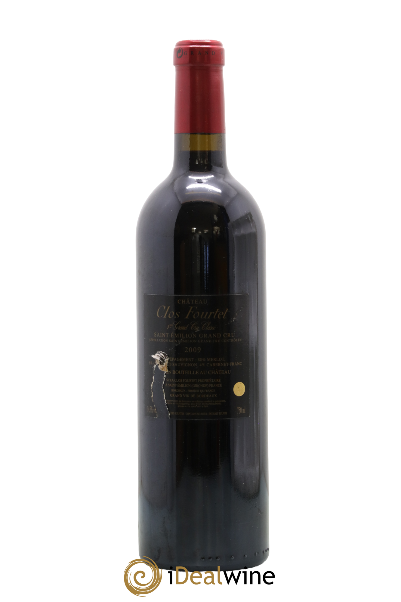 Clos Fourtet 1er Grand Cru Classé B 2009 - Lotto di 1 bottiglia - 1