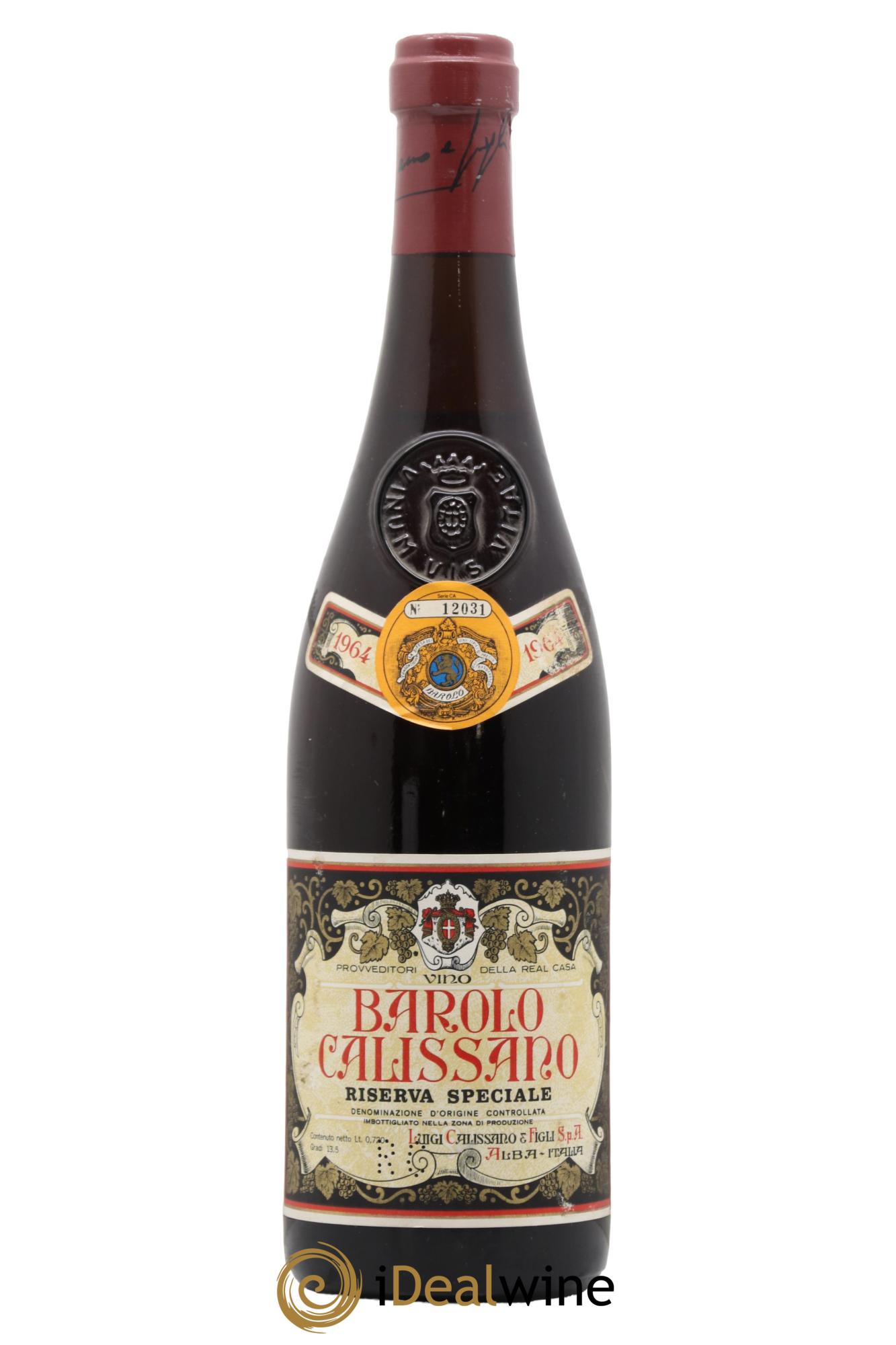 Barolo Calissano Riserva Speciale 1964 - Lot de 1 bouteille - 0