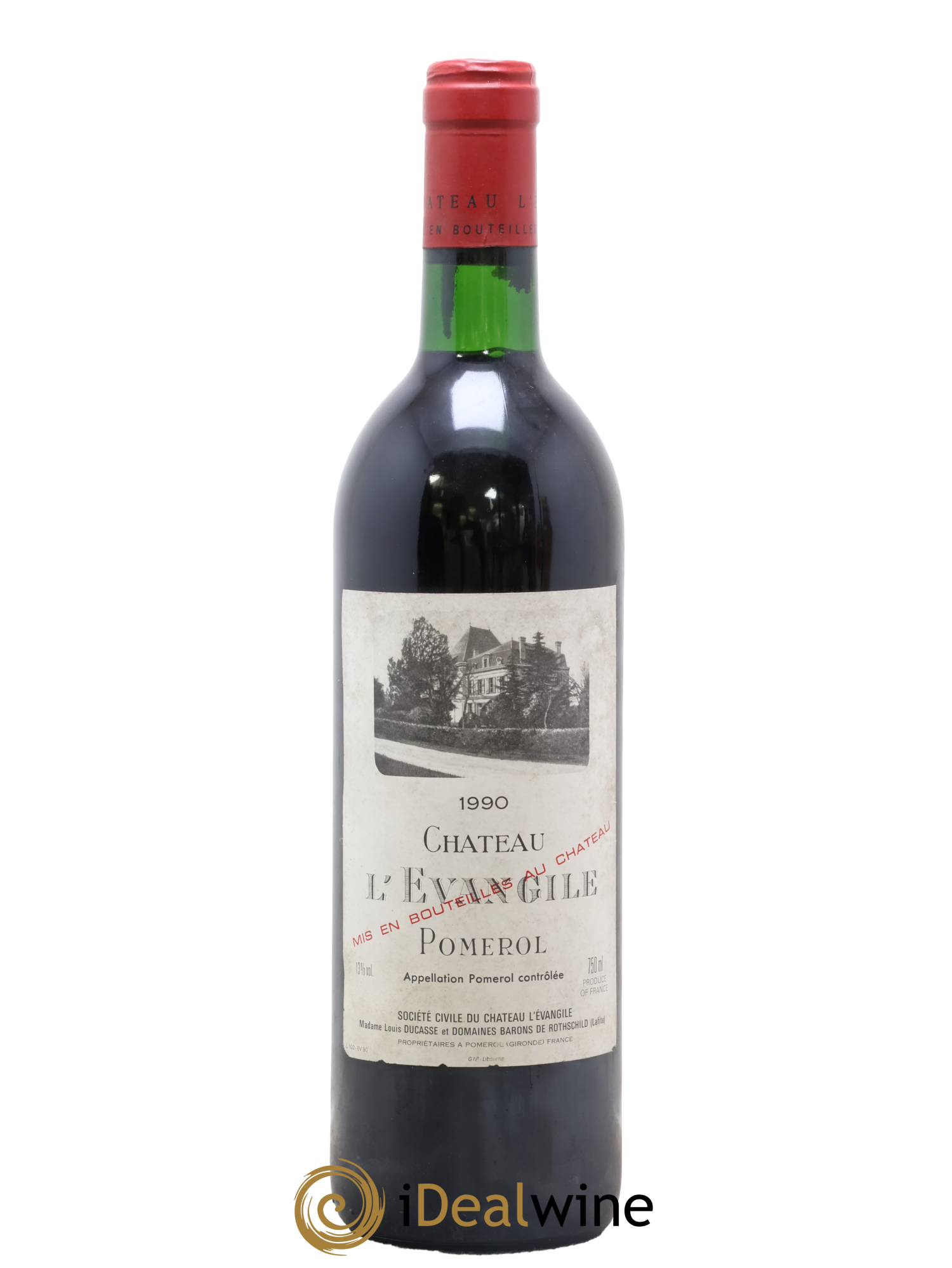 Château l' Évangile 1990 - Posten von 1 Flasche - 0