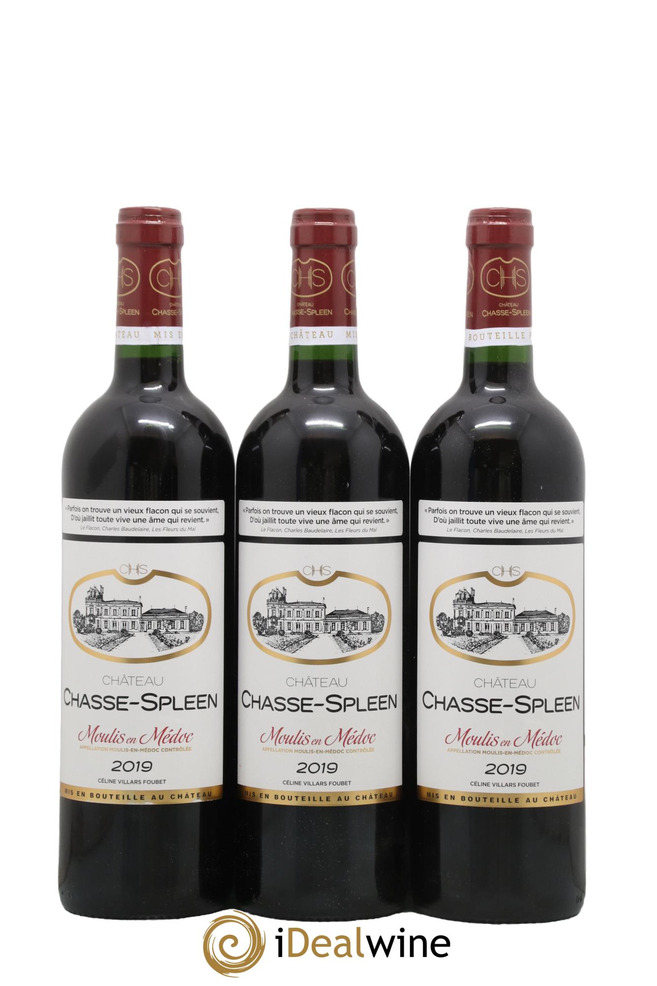 Château Chasse Spleen 2019 - Lot de 12 bouteilles - 2