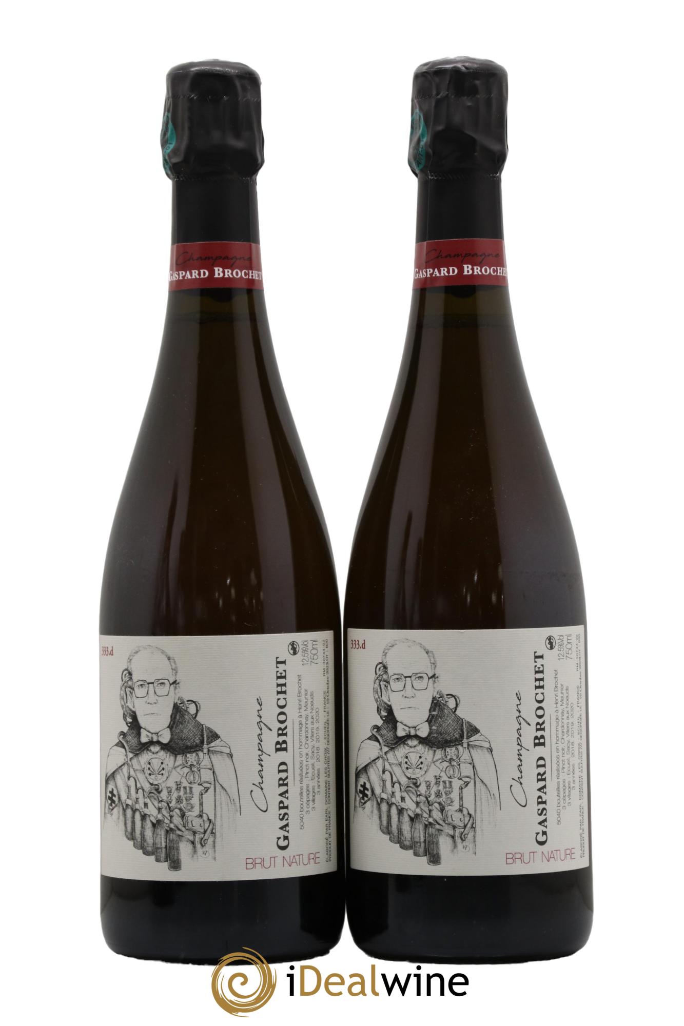 333.d Brut Nature Gaspard Brochet - Lot de 2 bouteilles - 0