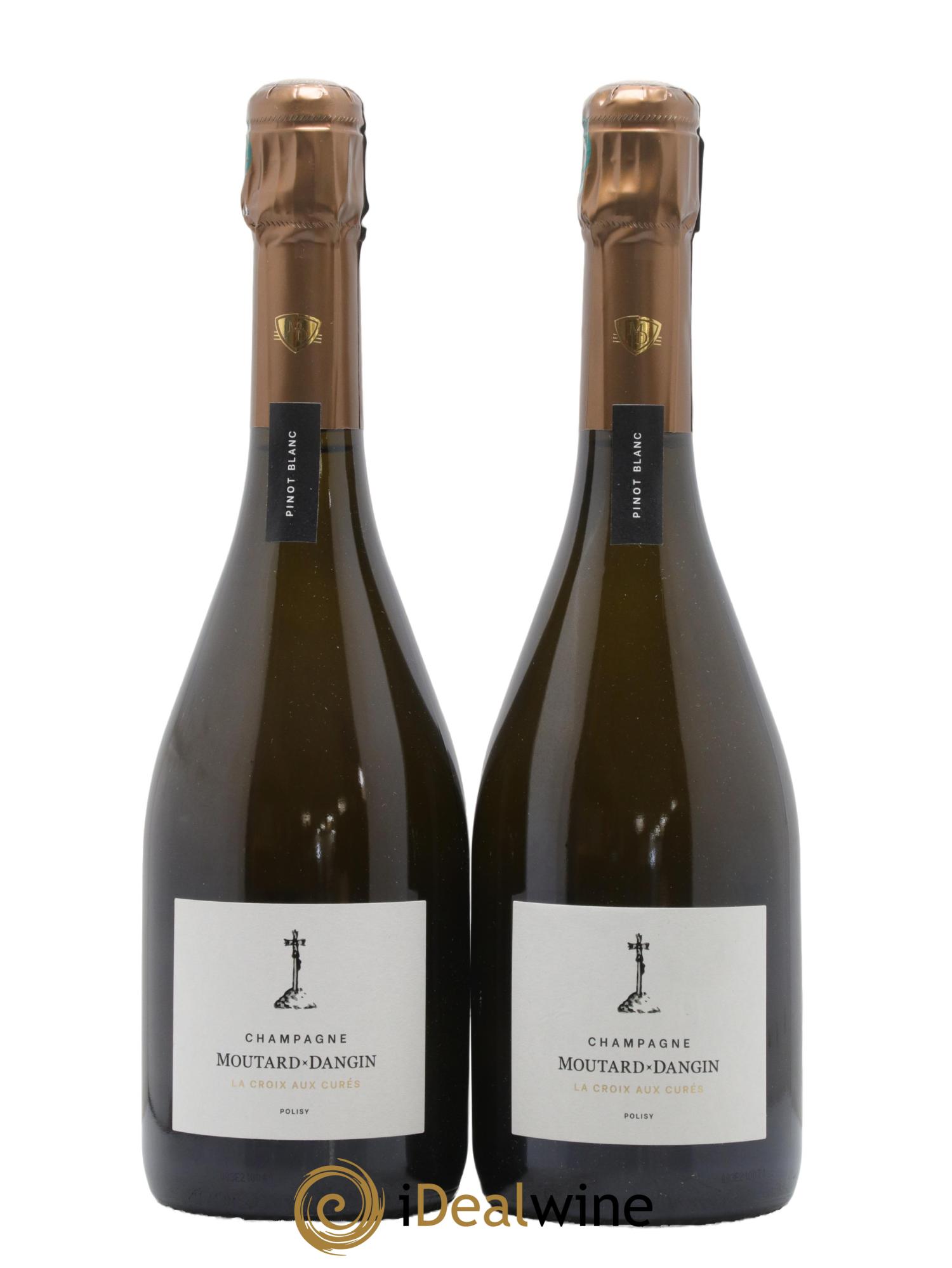 Champagne Cuvée La Croix Aux Curés Pinot Blanc Maison Moutard-Dangin - Lotto di 2 bottiglie - 0