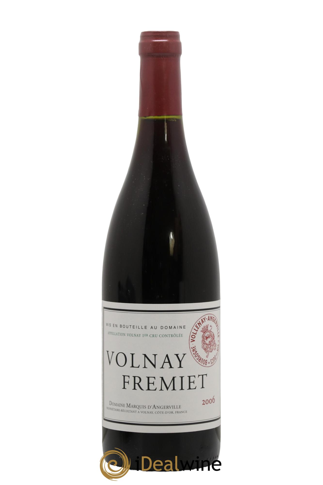 Volnay 1er Cru Frémiet Marquis d'Angerville (Domaine) 2006 - Posten von 1 Flasche - 0