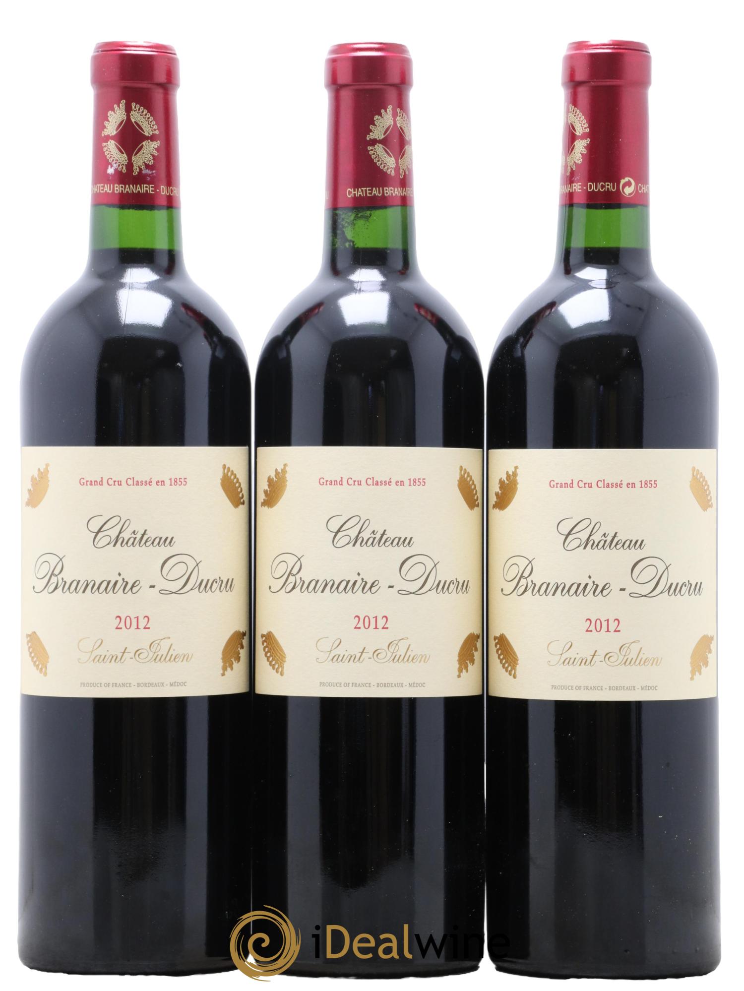 Château Branaire Ducru 4ème Grand Cru Classé 2012 - Lot de 12 bouteilles - 4