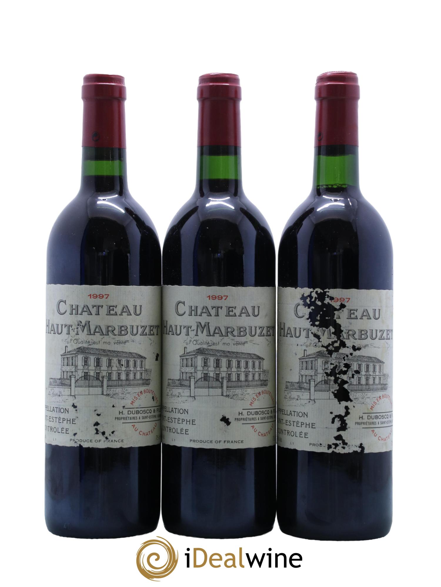 Château Haut Marbuzet  1997 - Lot de 12 bouteilles - 4