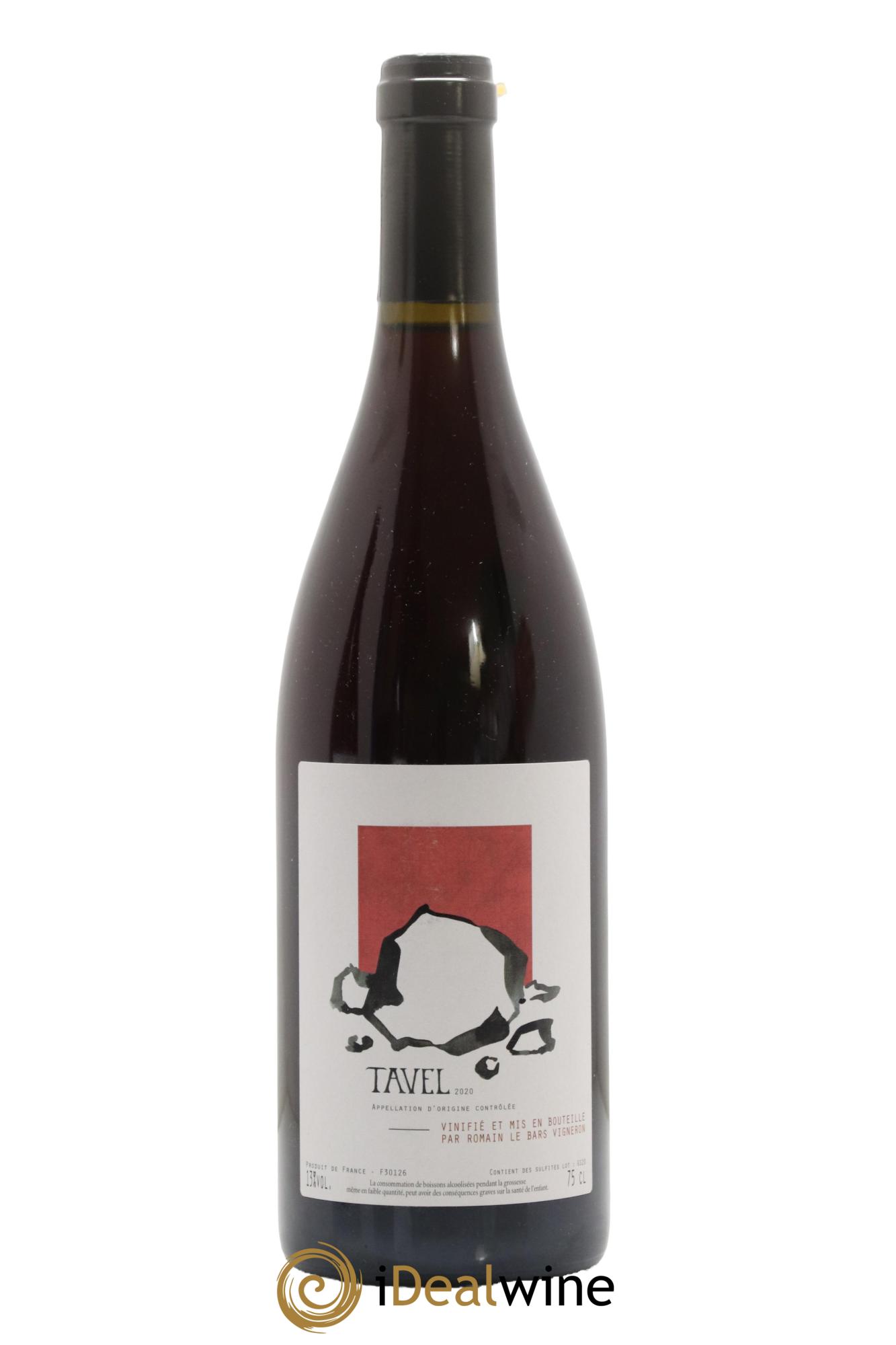 Tavel Romain Le Bars 2020 - Lot de 1 bouteille - 0