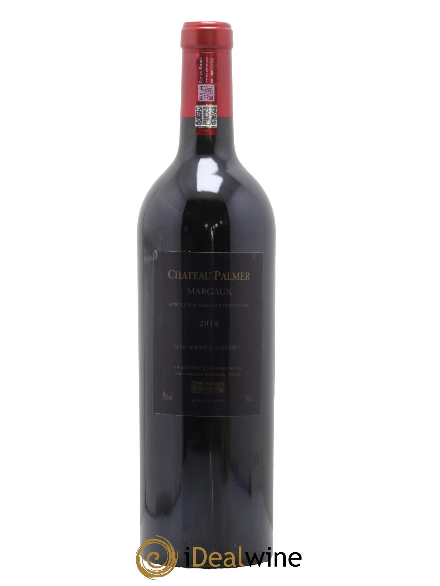 Château Palmer 3ème Grand Cru Classé 2016 - Lot de 1 bouteille - 1
