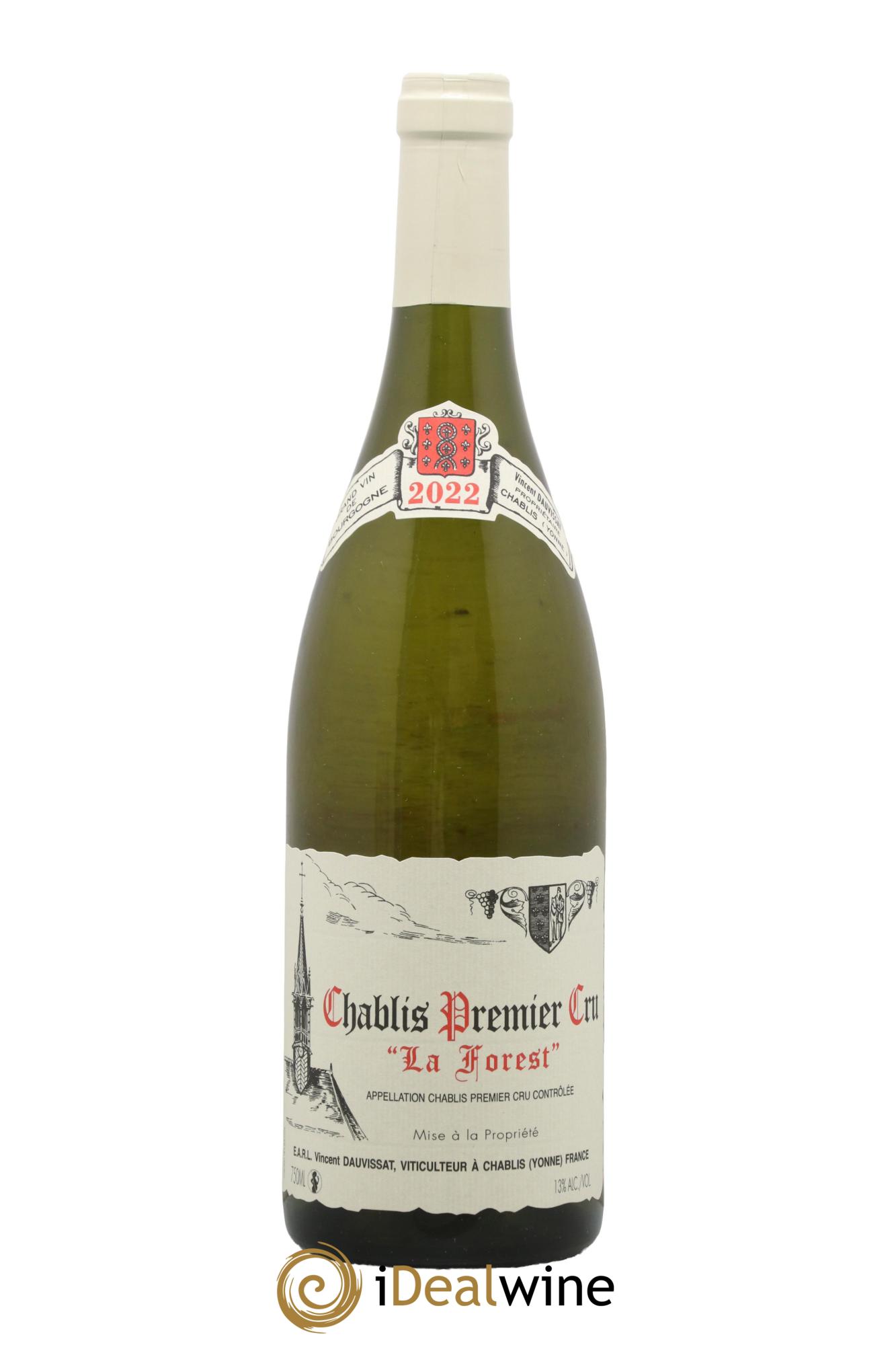 Chablis 1er Cru La Forest Vincent Dauvissat (Domaine) 2022 - Lot de 1 bouteille - 0