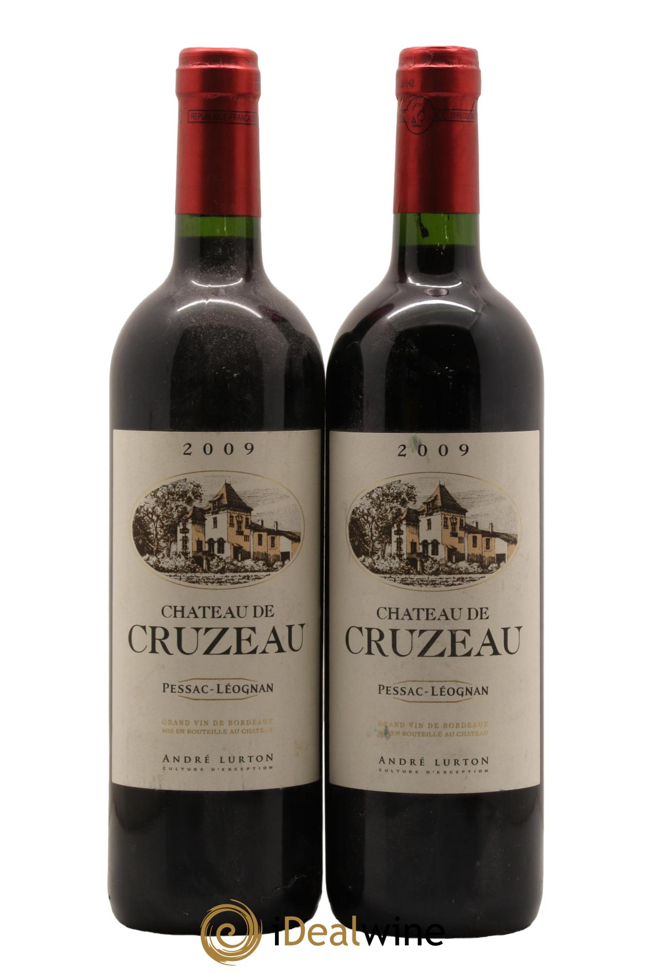 Château de Cruzeau 2009 - Lot de 2 bouteilles - 0