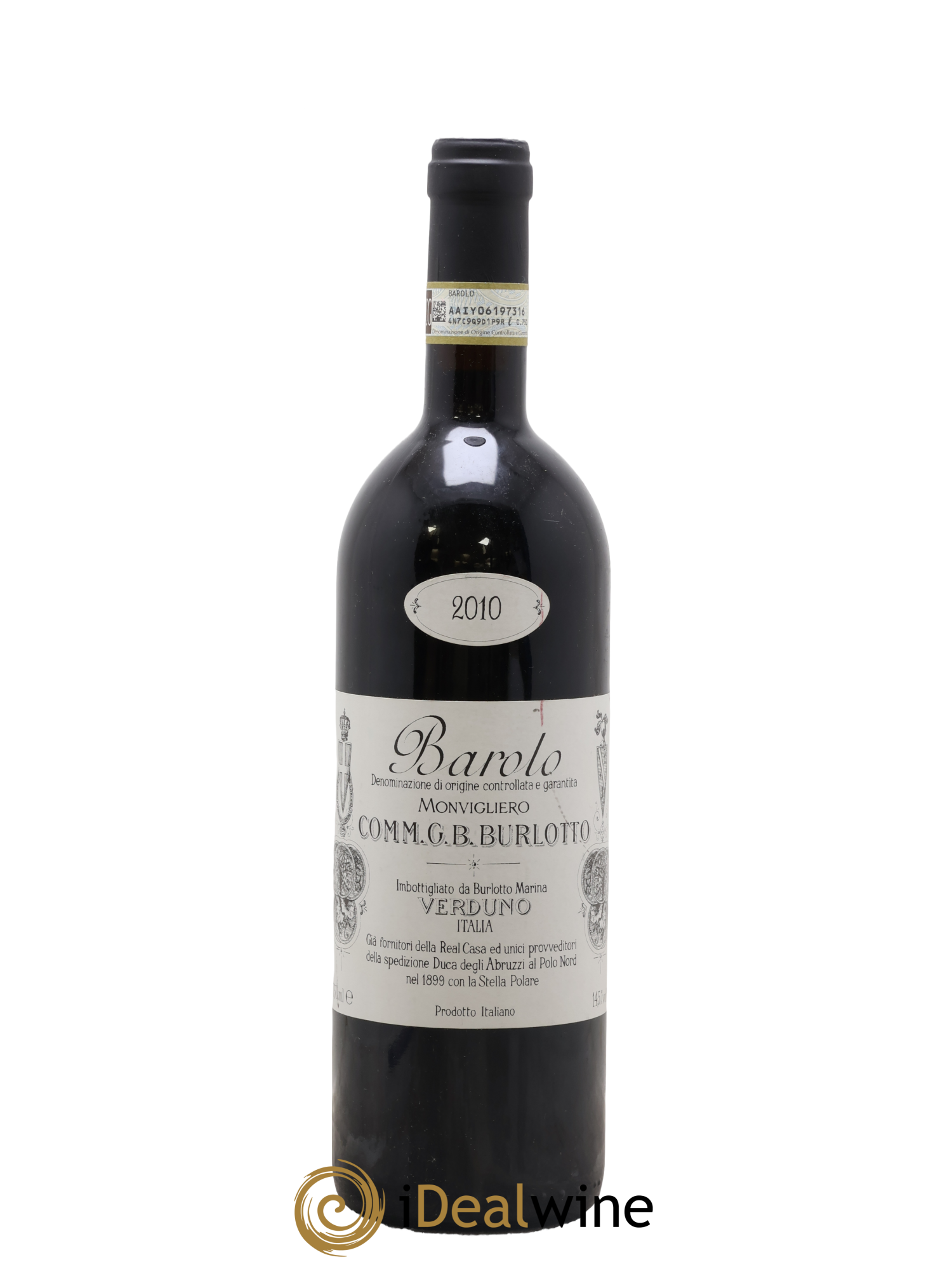 Barolo DOCG Monvigliero Comm. Giovan Battista Burlotto 2010 - Lot de 1 bouteille - 0
