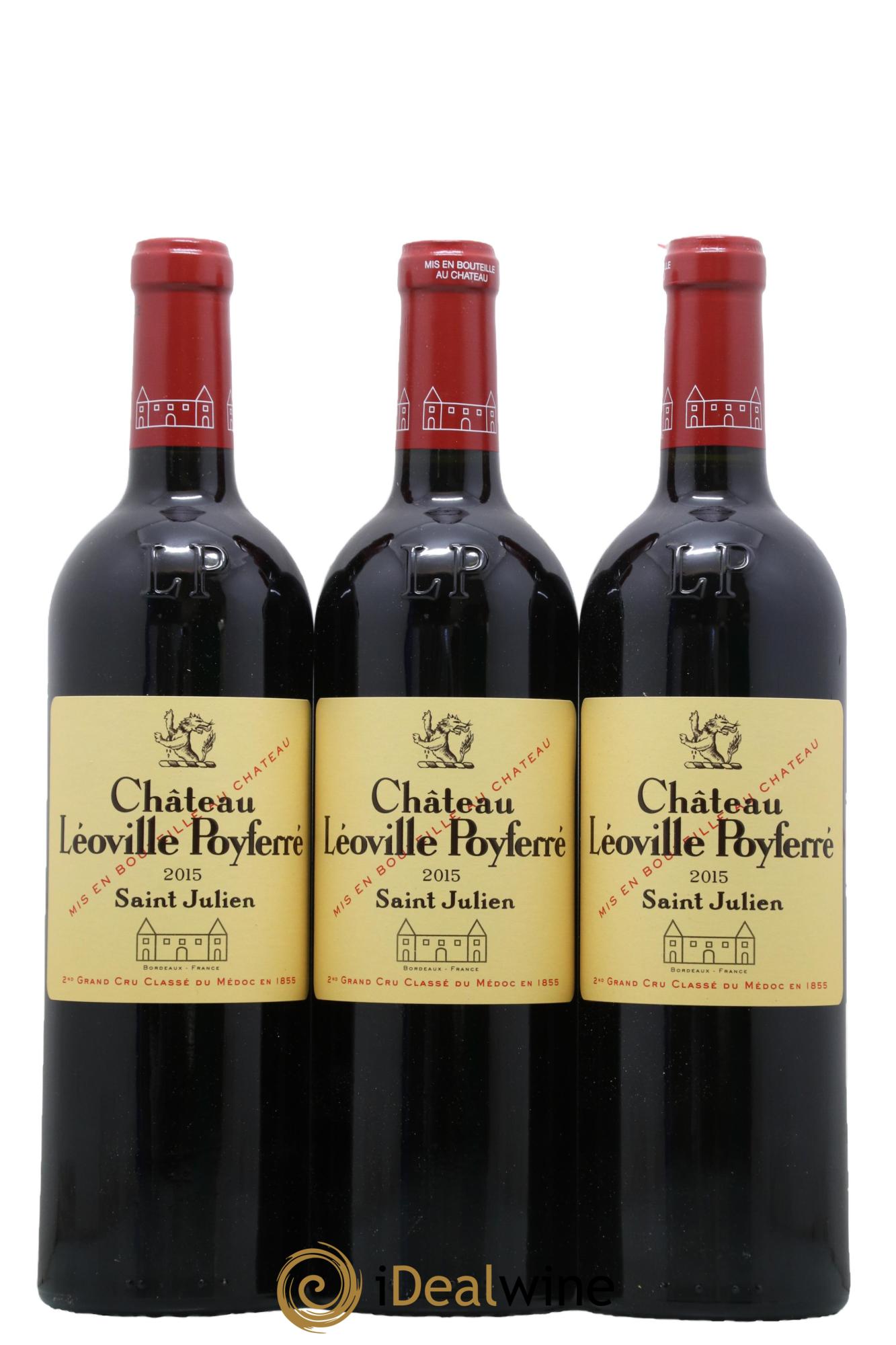 Château Léoville Poyferré 2ème Grand Cru Classé 2015 - Lot de 6 bouteilles - 2