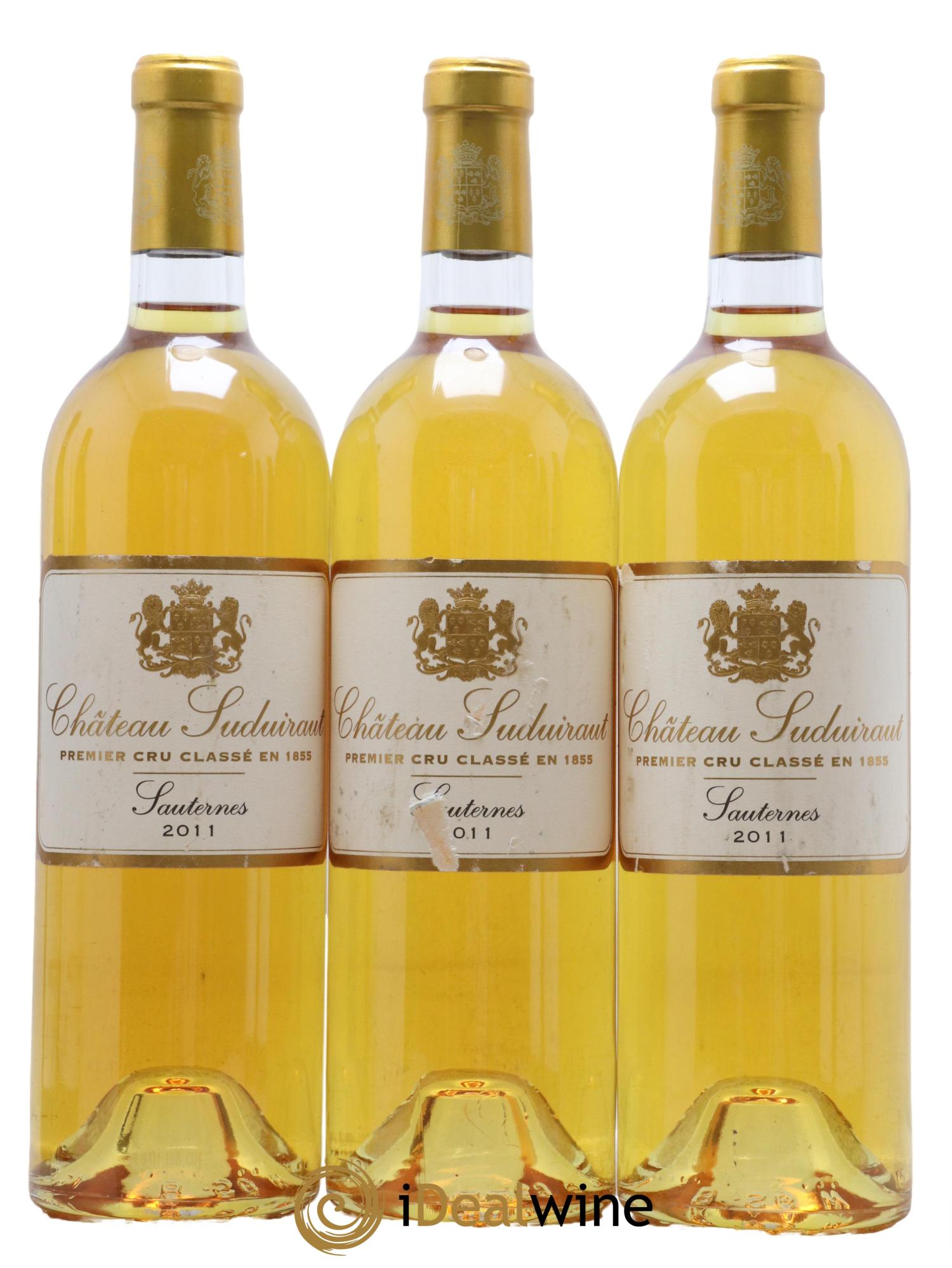 Château Suduiraut 1er Grand Cru Classé 2011 - Lotto di 3 bottiglie - 0