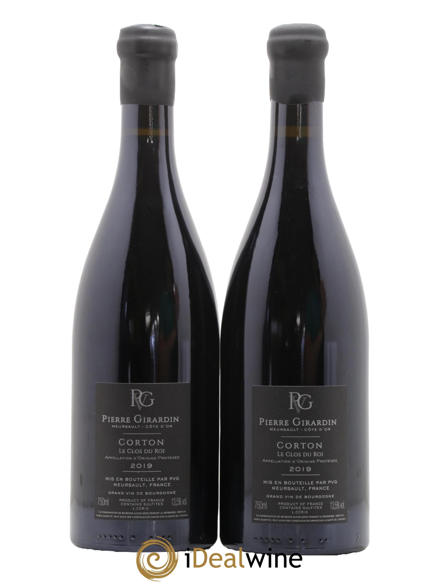Corton Grand Cru Le Clos du Roi Domaine Pierre Girardin 2019 - Lotto di 2 bottiglie - 1