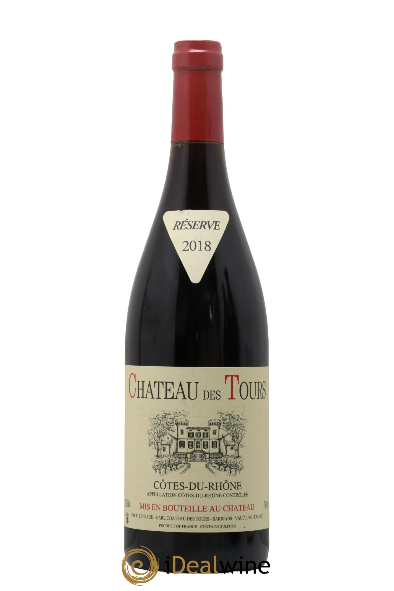 Côtes-du-Rhône Château des Tours Emmanuel Reynaud 2018 - Lot of 1 bottle - 0