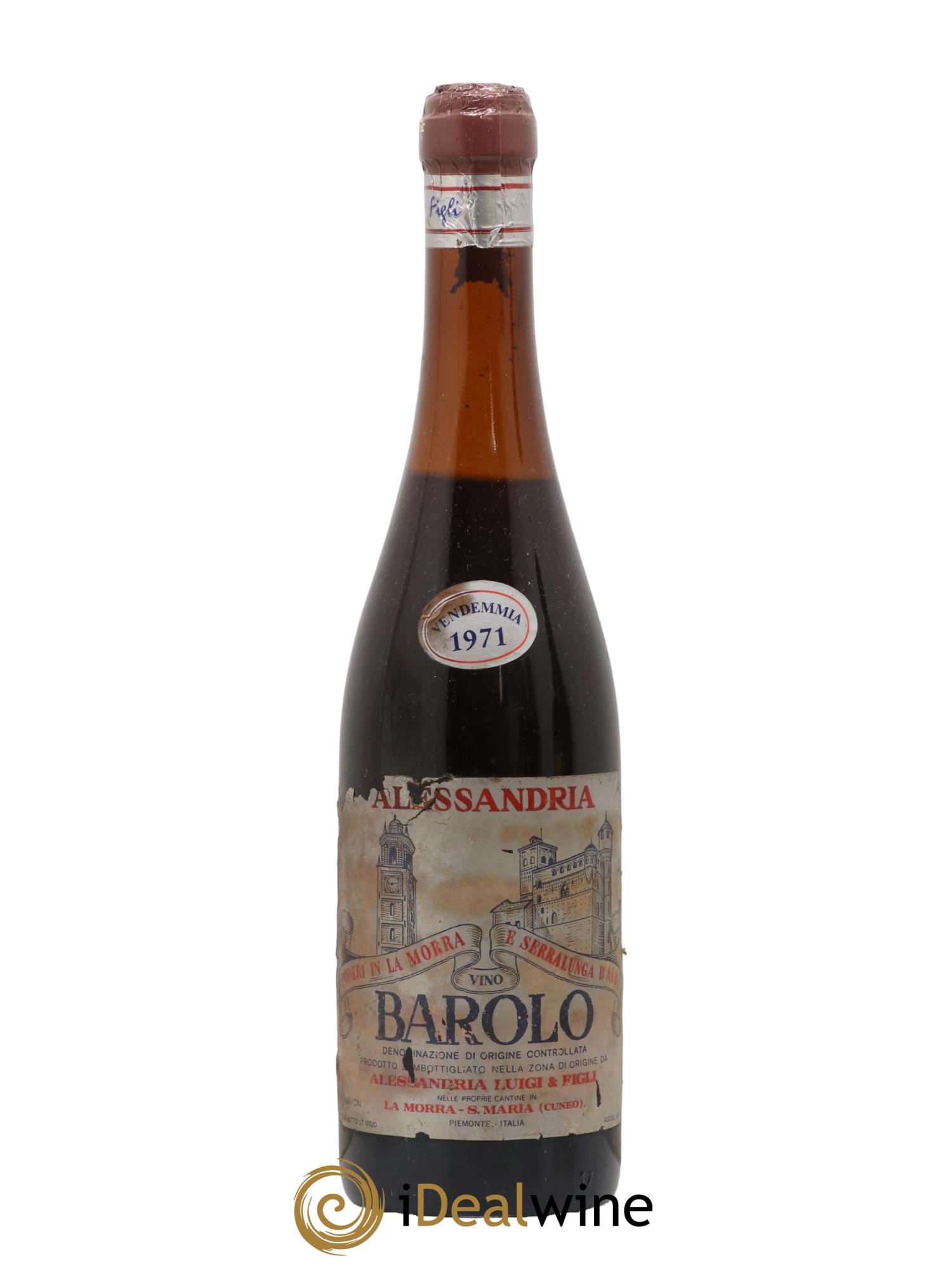 Barolo Alessandria Luigi e figli 1971 - Lot de 1 bouteille - 0