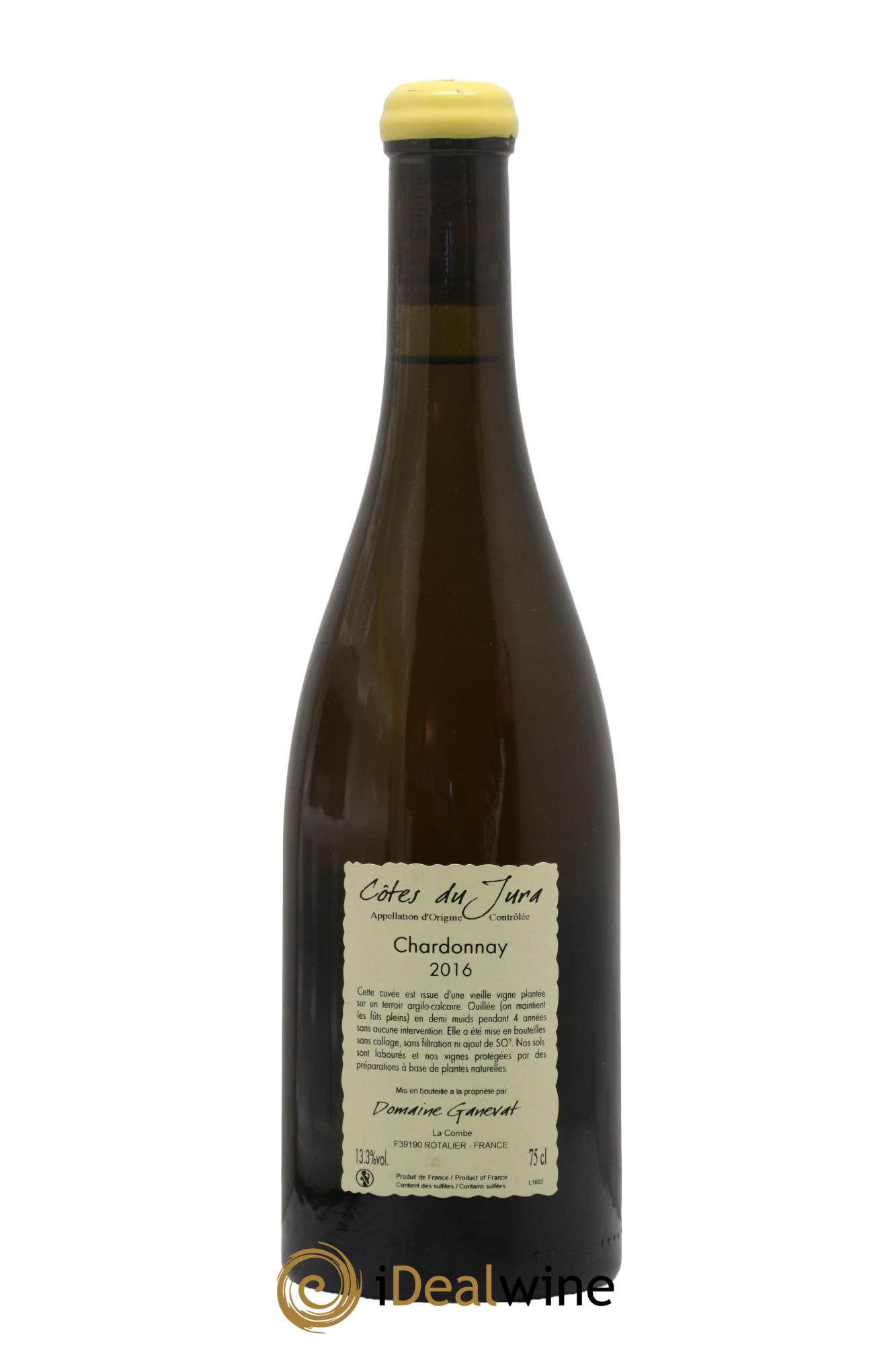Côtes du Jura Les Chamois du Paradis Jean-François Ganevat (Domaine) 2016 - Lot de 1 bouteille - 1