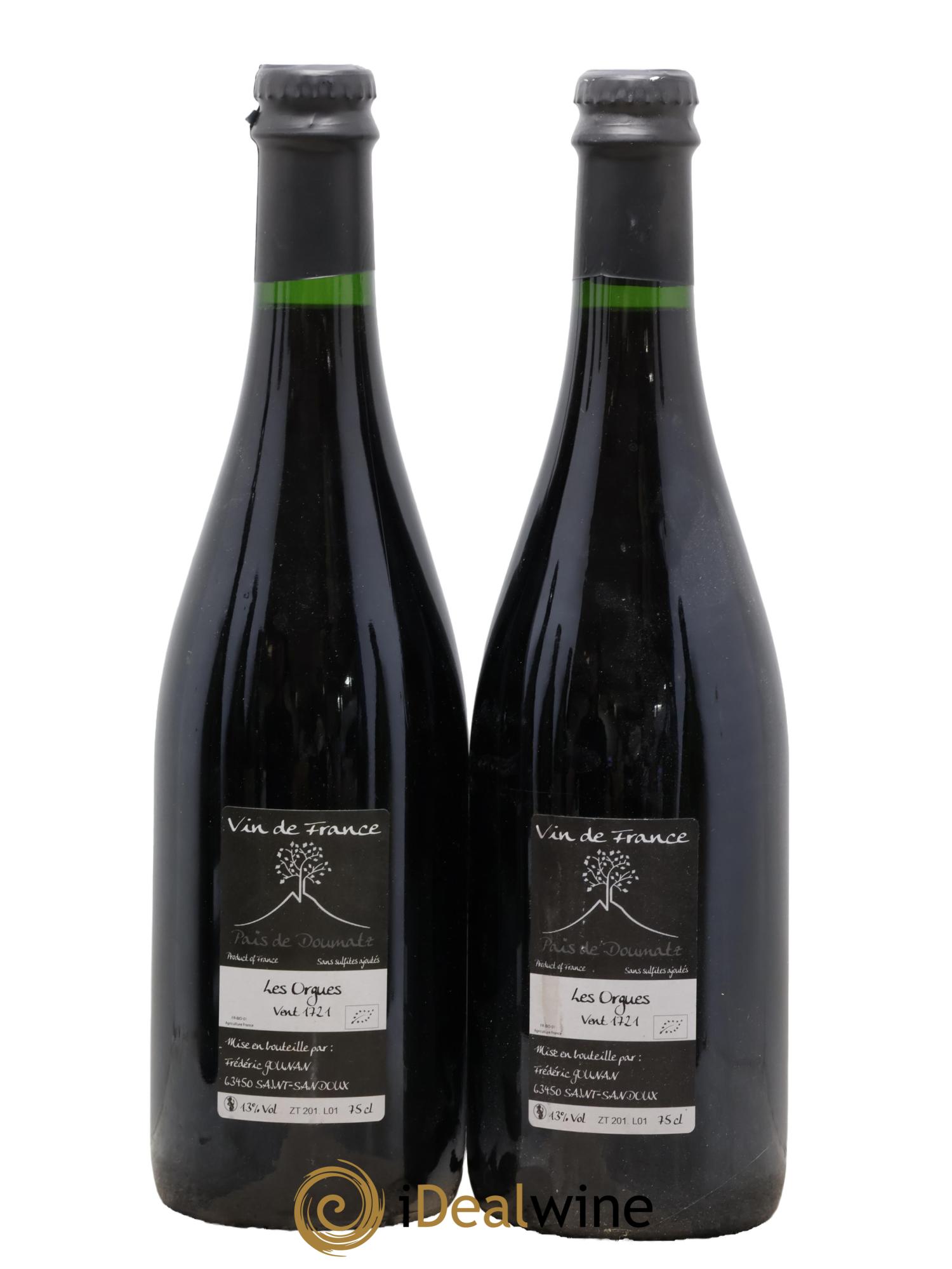 Vin de France Les Orgues Vignoble de l'Arbre Blanc 2017 - Lotto di 2 bottiglie - 1