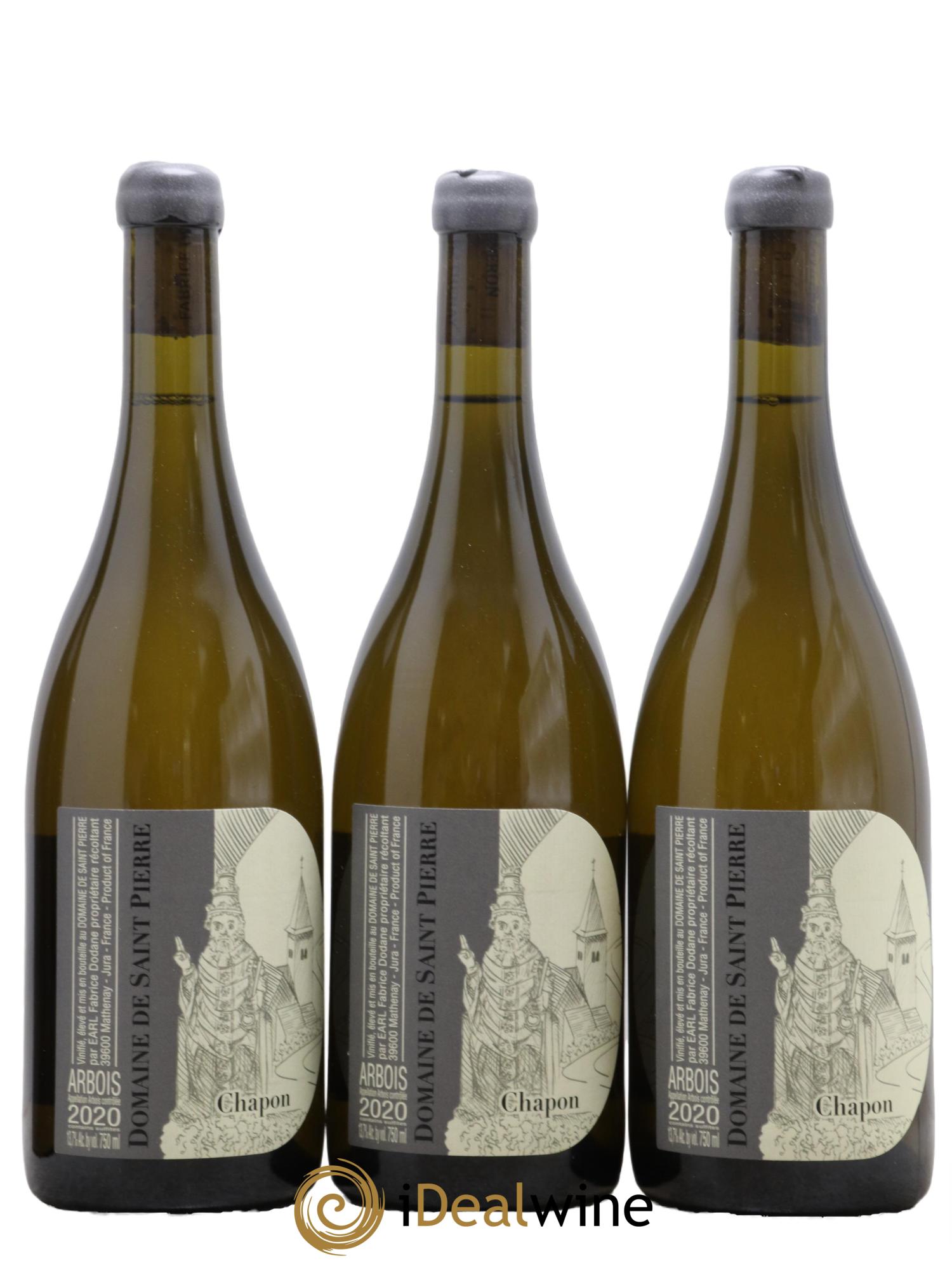 Arbois Chapon Saint-Pierre (Domaine) Fabrice Dodane 2020 - Lot de 3 bouteilles - 0
