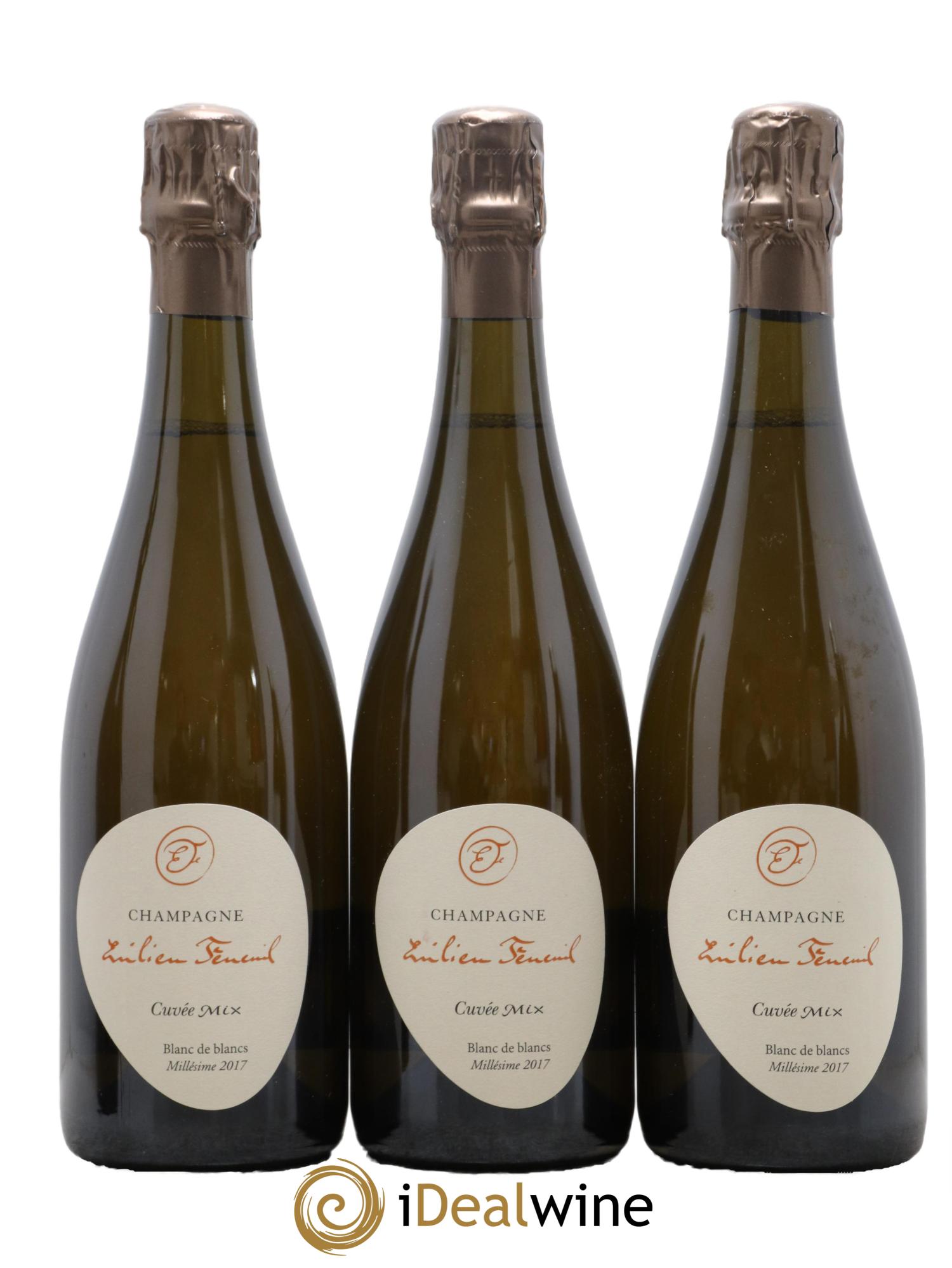 Blanc de Blancs Cuvée Mix Emilien Feneuil 2017 - Lot of 3 bottles - 0