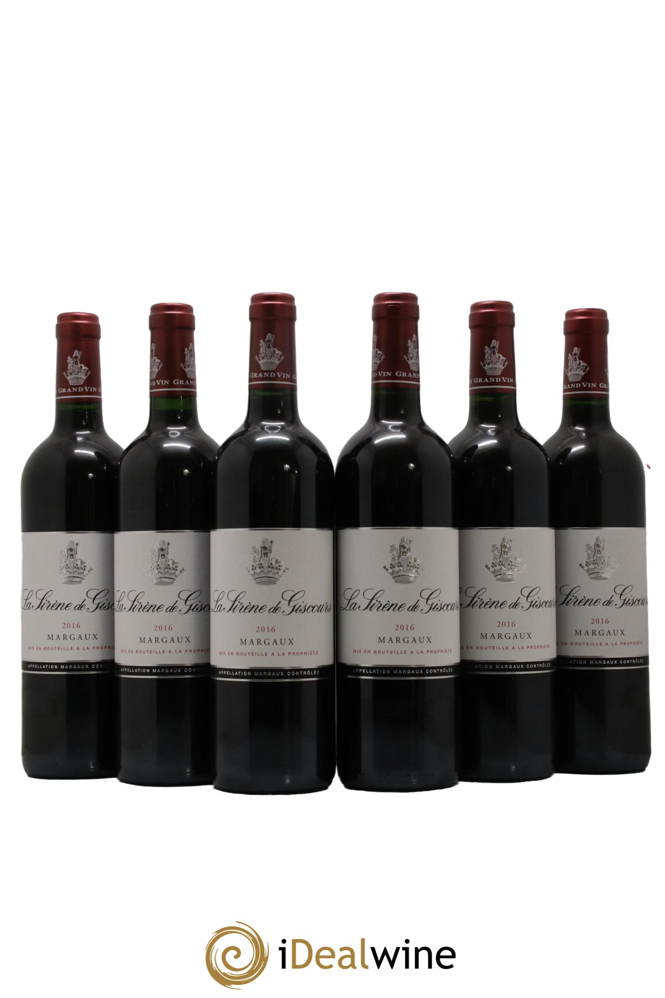 La Sirène de Giscours 2016 - Lot de 6 bouteilles - 0