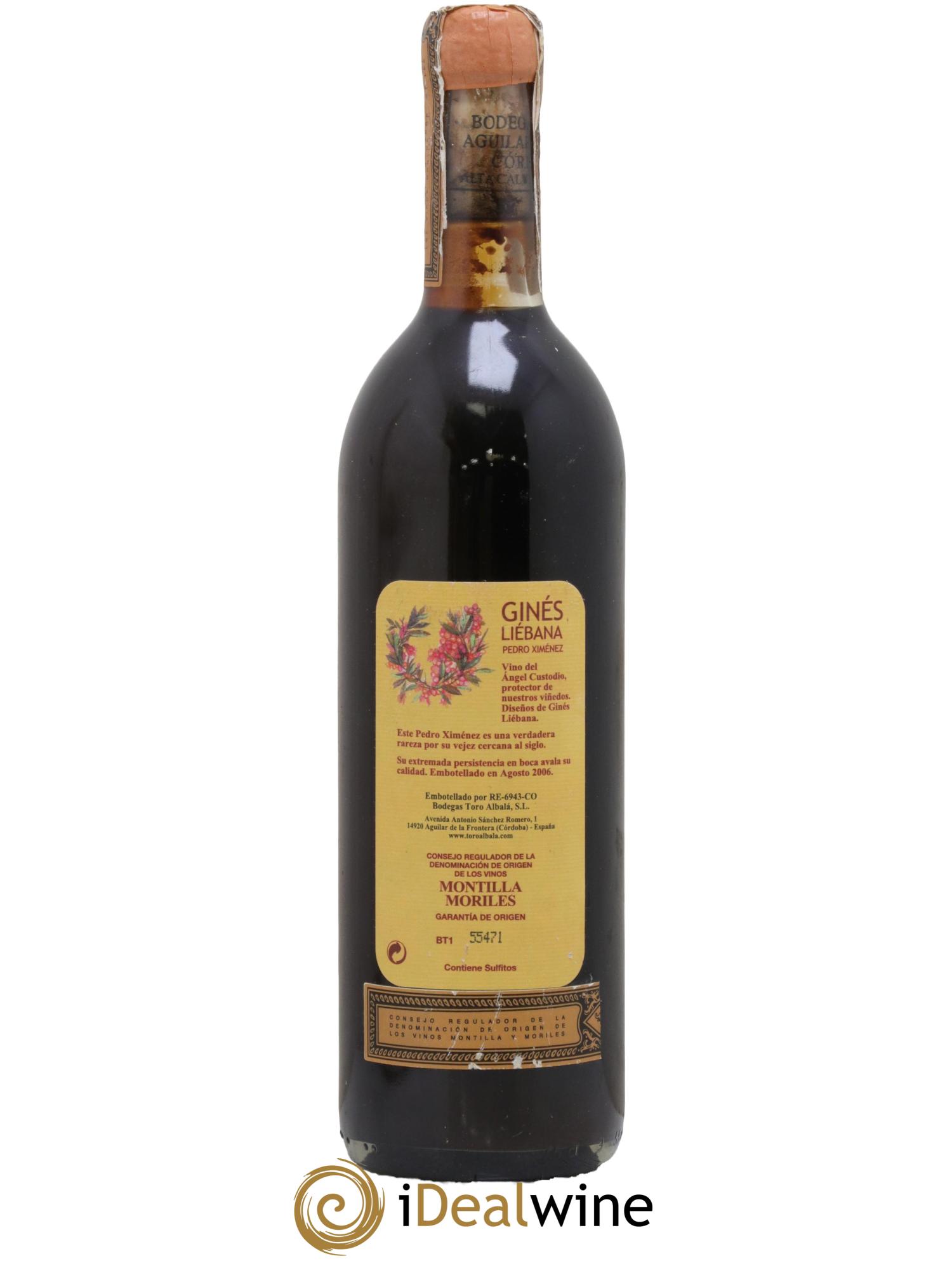 Montilla Moriles Ginés Liébana Px Toro Albala 1910 - Lot de 1 bouteille - 1