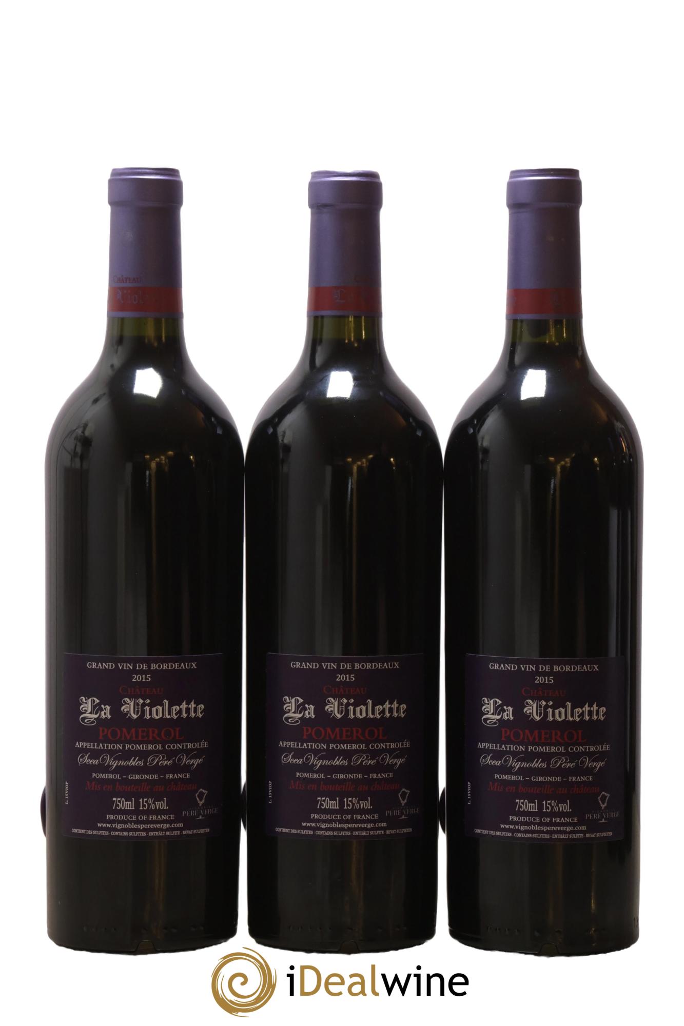 Château la Violette 2015 - Lot de 6 bouteilles - 2