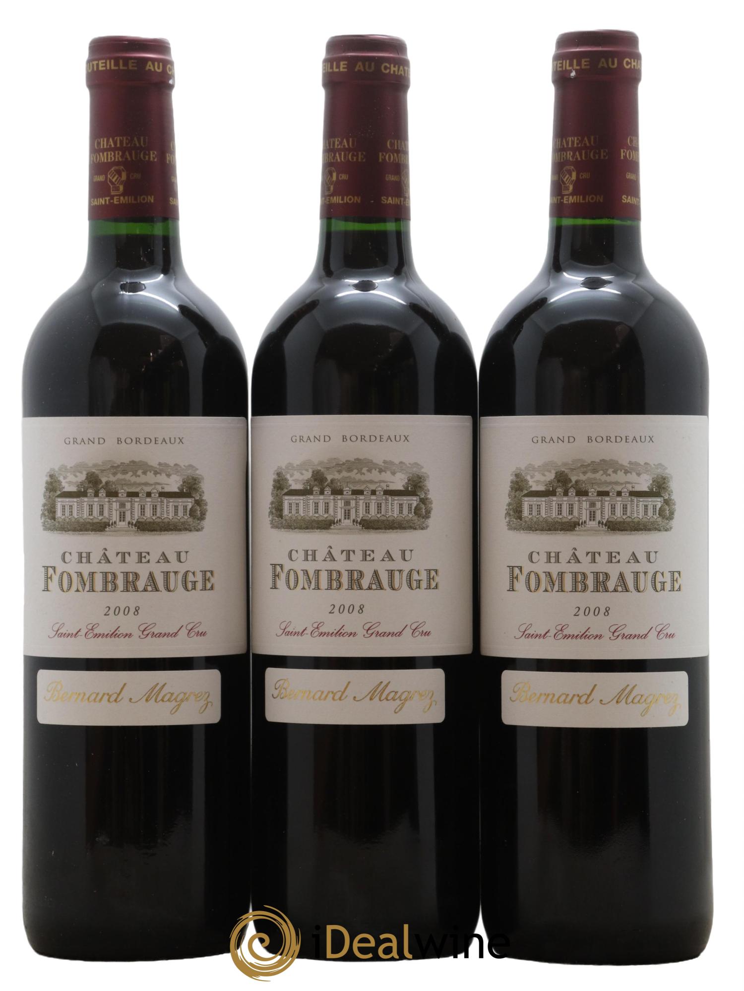 Château Fombrauge Grand Cru Classé  2008 - Lot de 6 bouteilles - 1