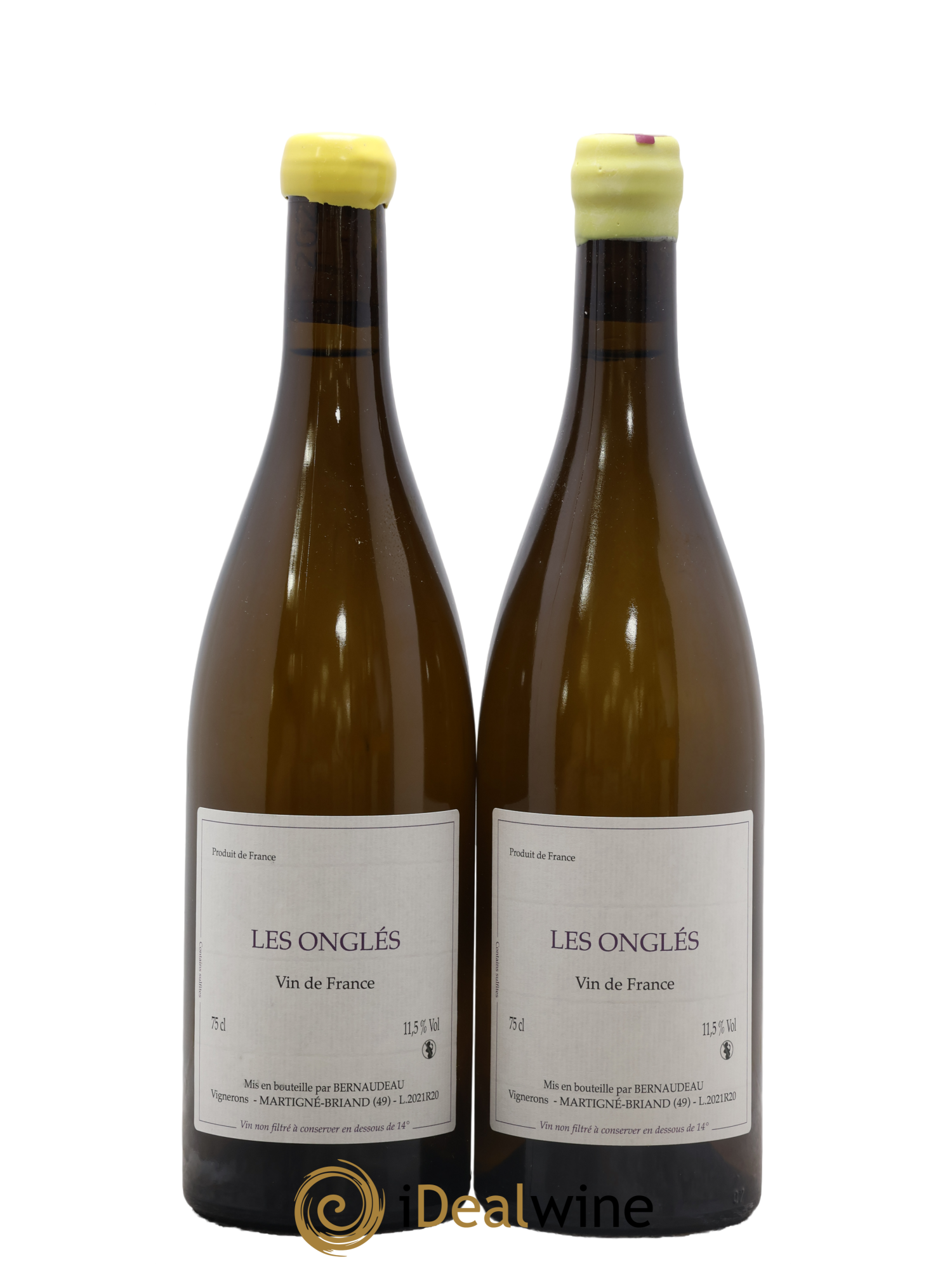 Vin de France Les Onglés Stéphane Bernaudeau 2021 - Posten von 2 Flaschen - 0
