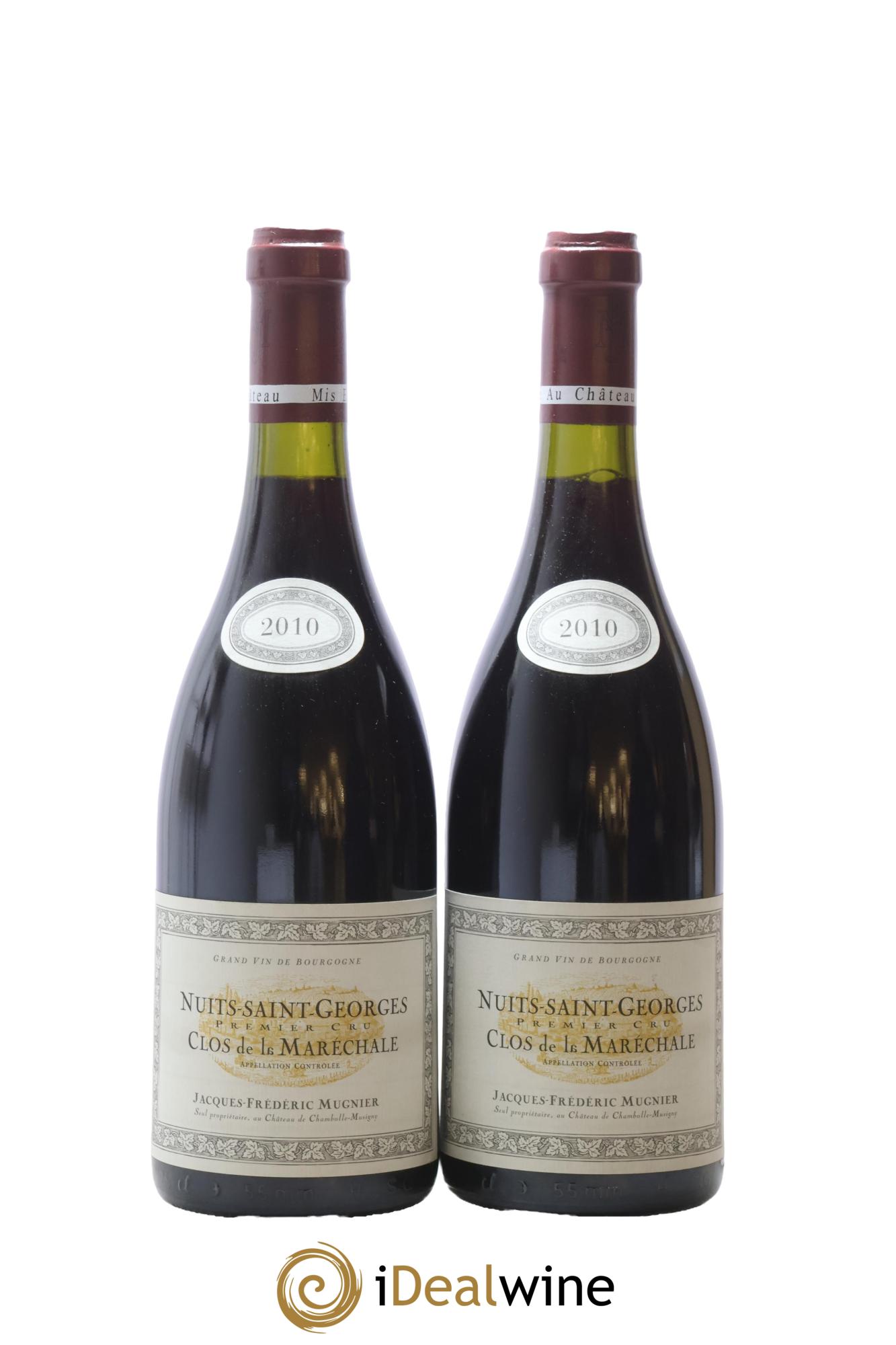 Nuits-Saint-Georges 1er Cru Clos de La Maréchale Jacques-Frédéric Mugnier 2010 - Lot de 2 bouteilles - 0