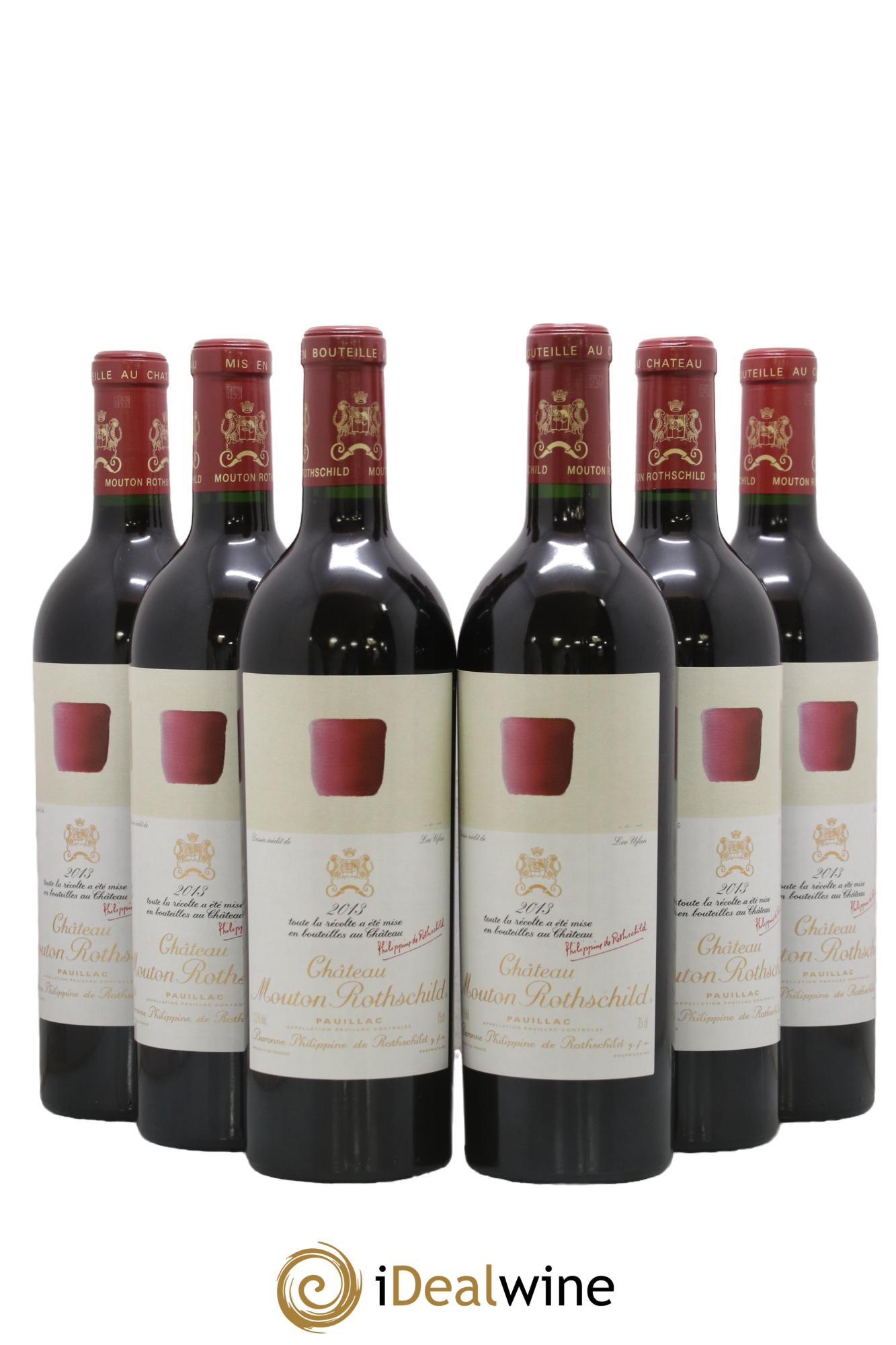Château Mouton Rothschild 1er Grand Cru Classé 2013 - Lot of 6 bottles - 0