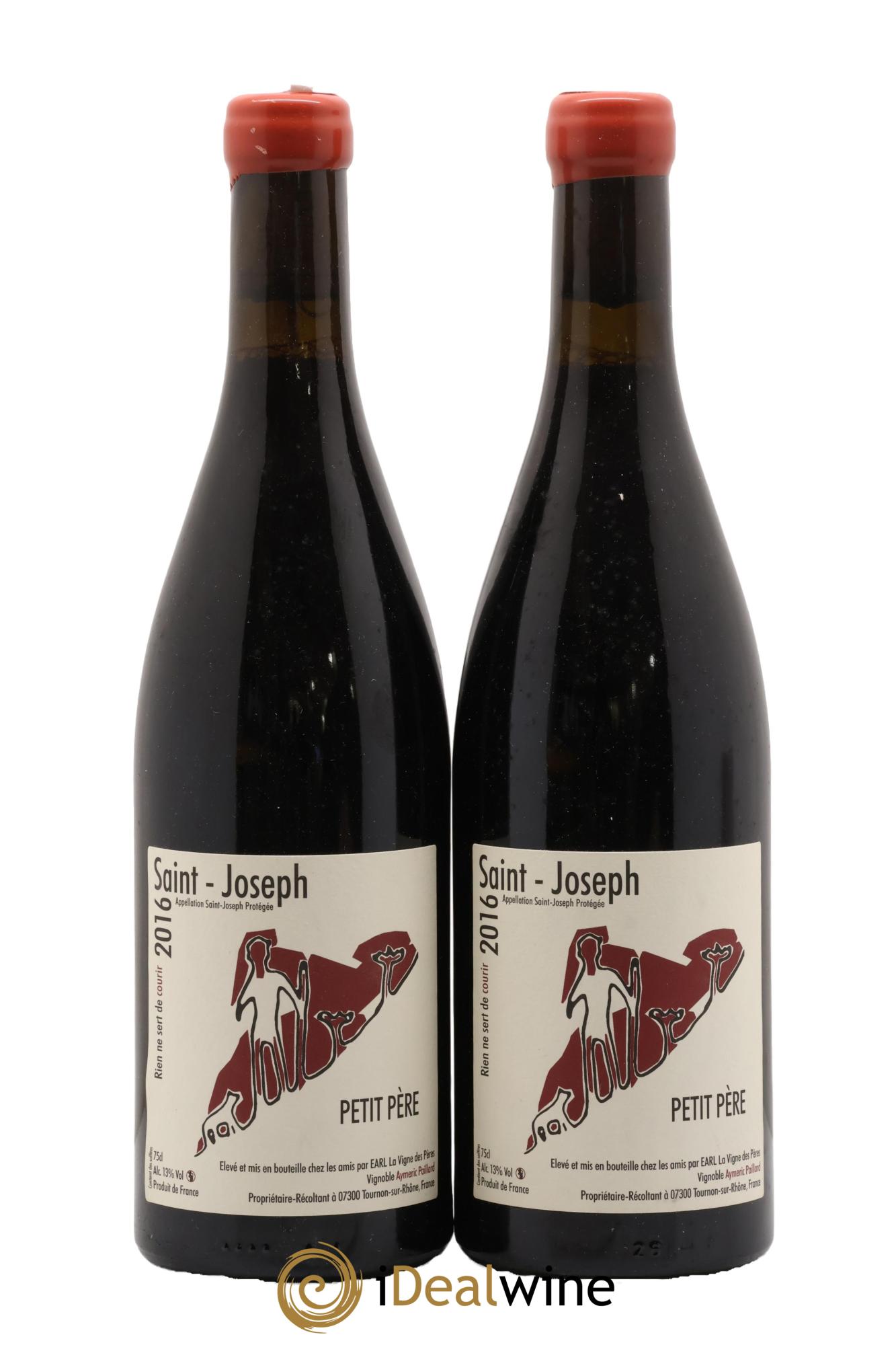 Saint-Joseph Petit Père Vigne des Peres 2016 - Posten von 2 Flaschen - 0