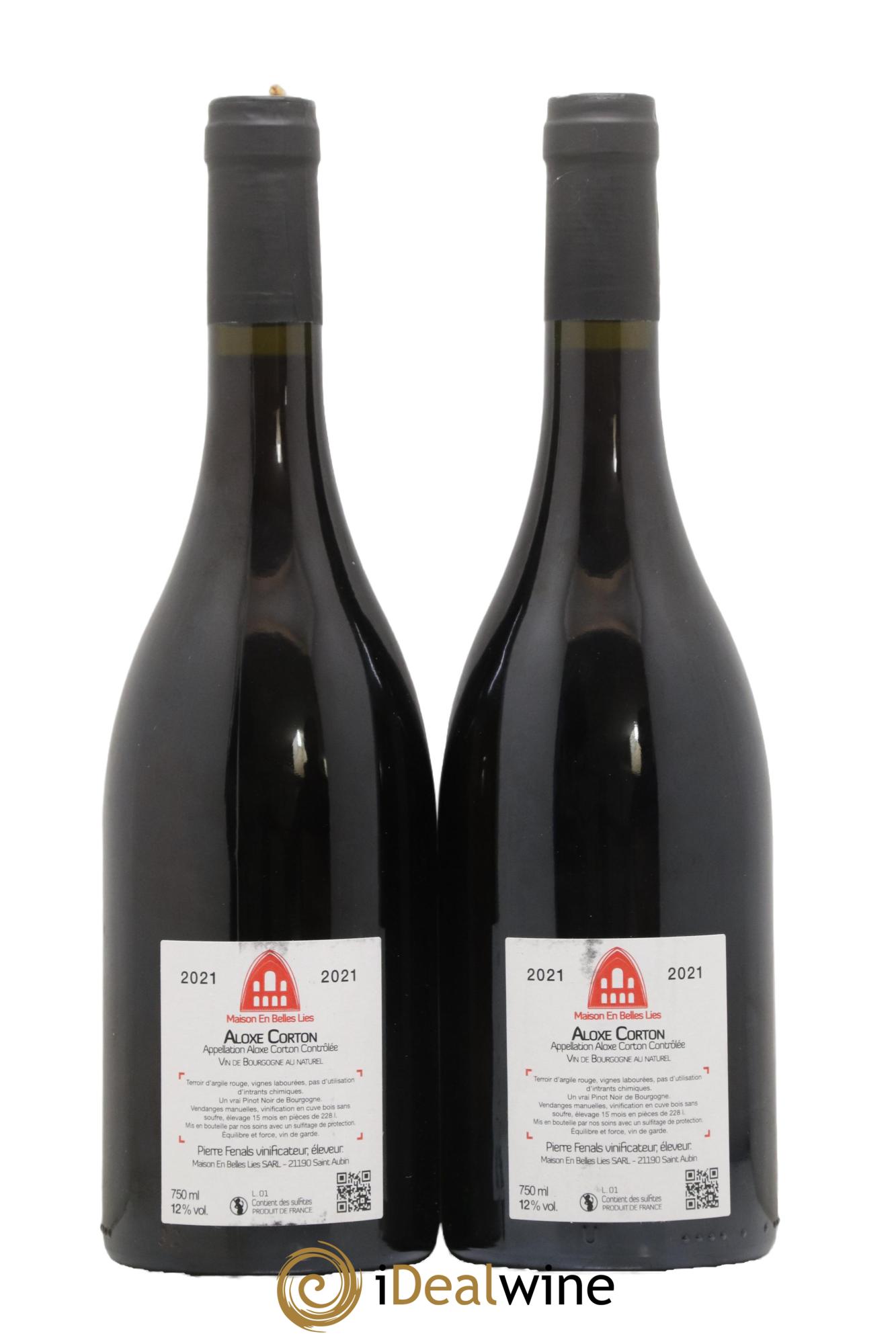 Aloxe-Corton Maison En Belles Lies  2021 - Lotto di 2 bottiglie - 1