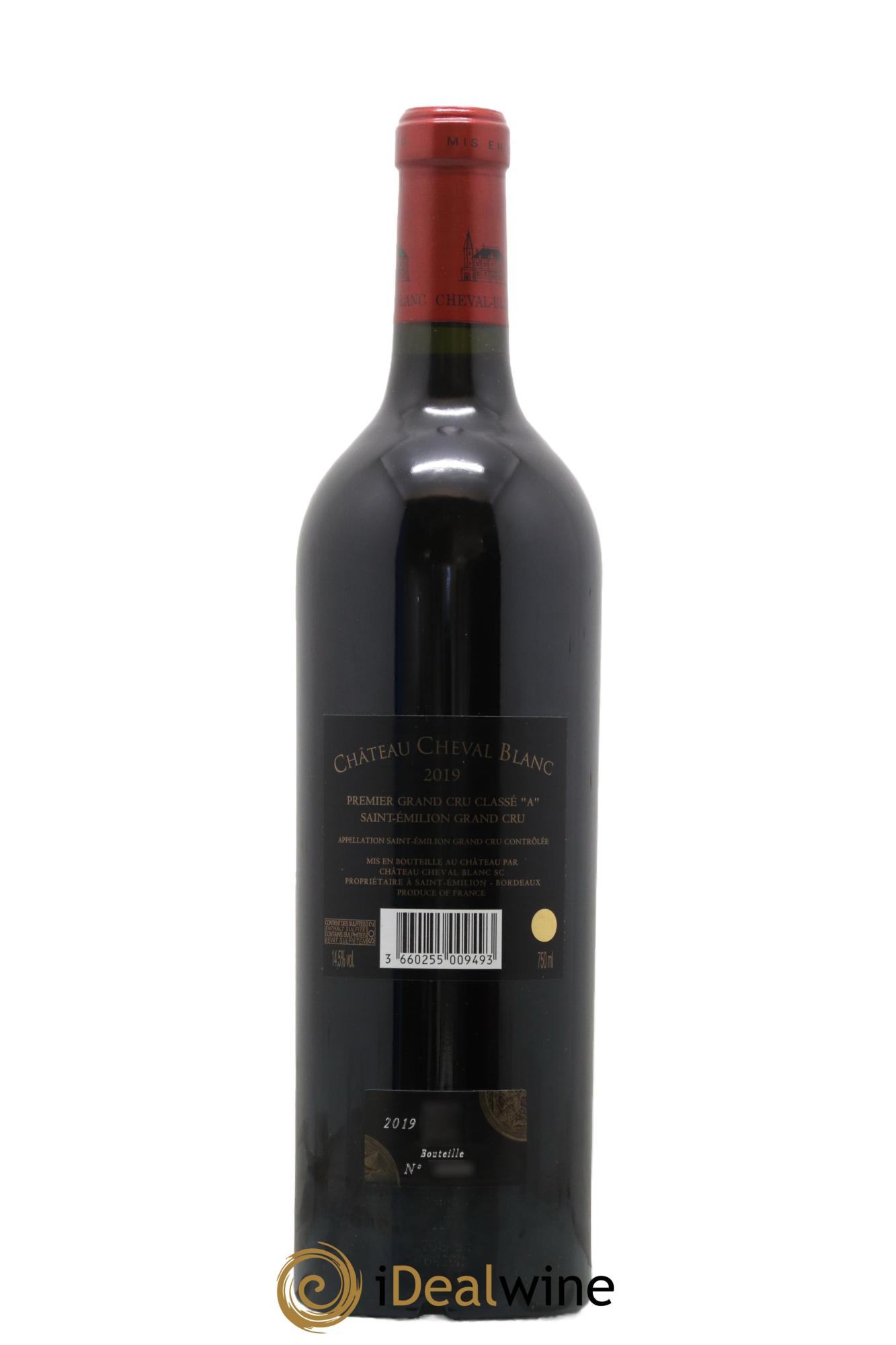 Château Cheval Blanc 1er Grand Cru Classé A 2019 - Lot de 1 bouteille - 1