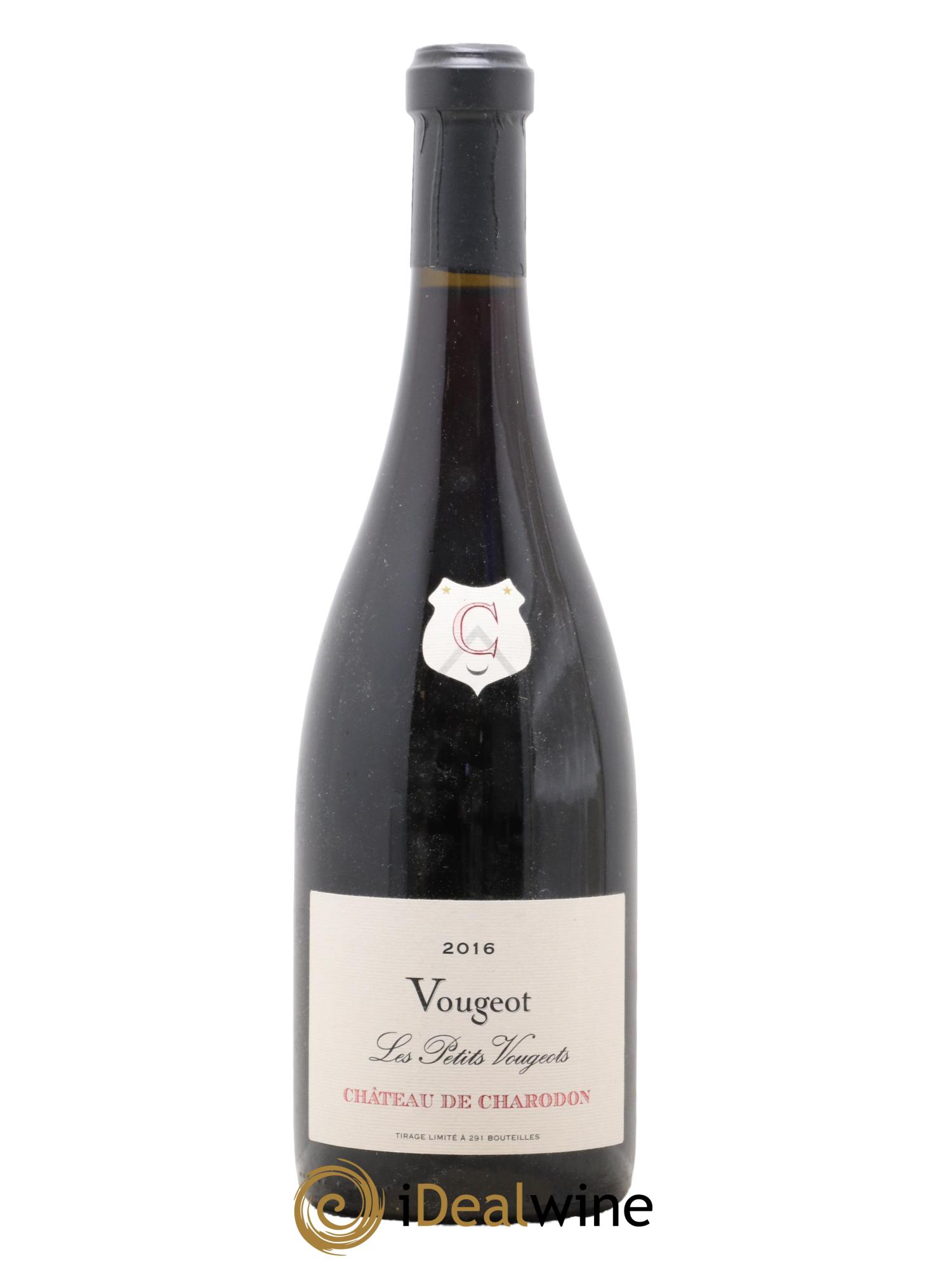 Vougeot 1er Cru Les Petits Vougeots Château de Charodon 2016 - Lot de 1 bouteille - 0