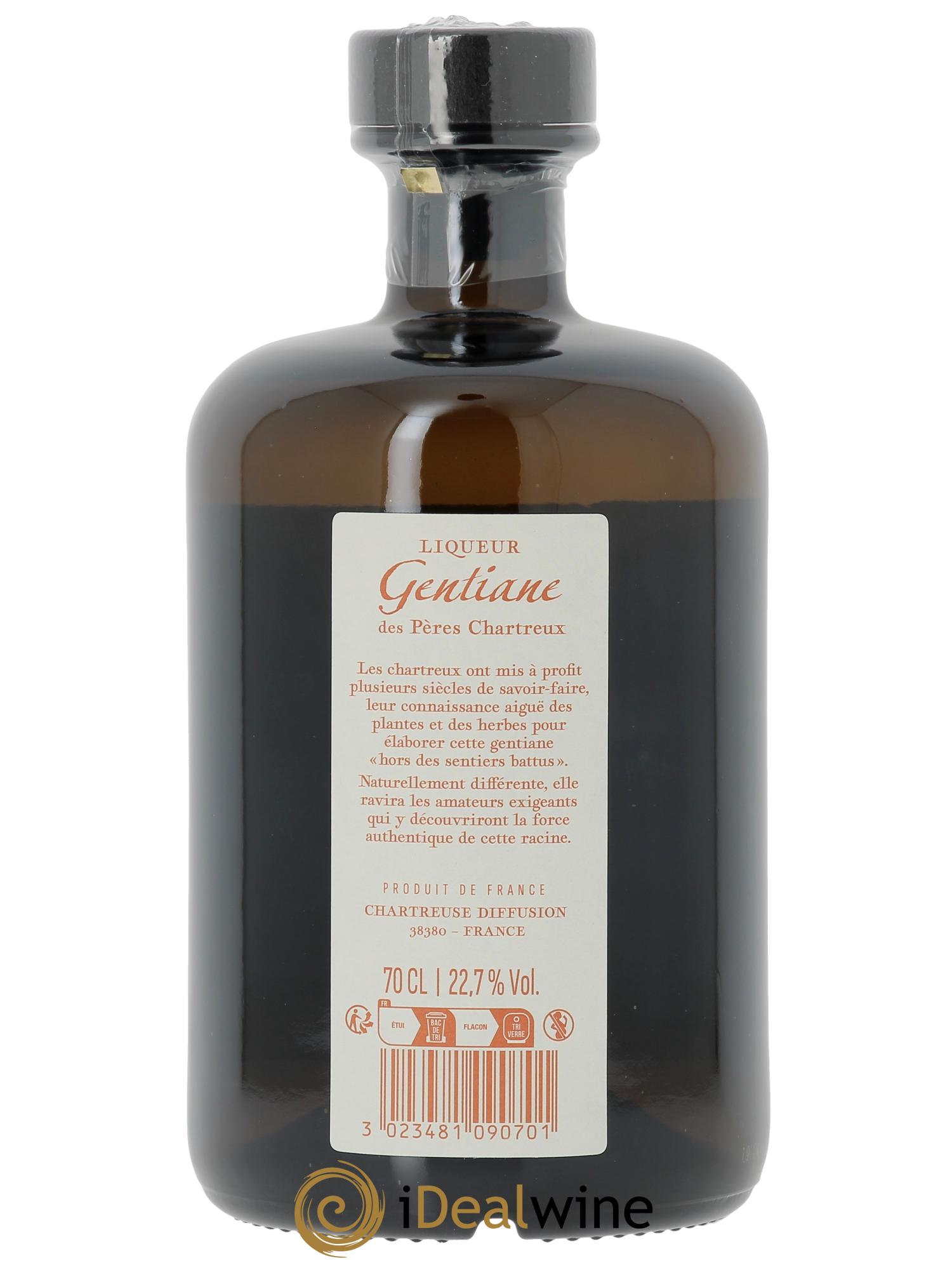 Liqueur de Gentiane Gentiane des Pères Chartreux Pères Chartreux  - Lot de 1 bouteille - 1