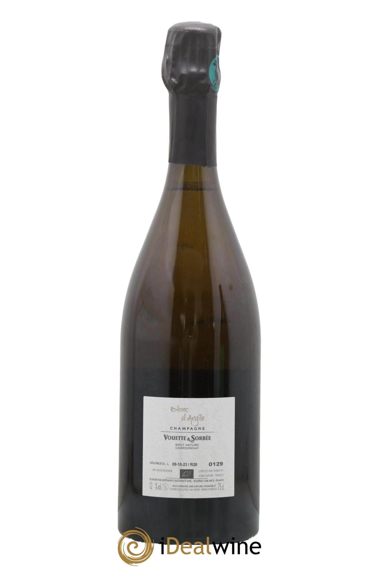Blanc d'Argile Vouette et Sorbée - Lot de 1 bouteille - 1