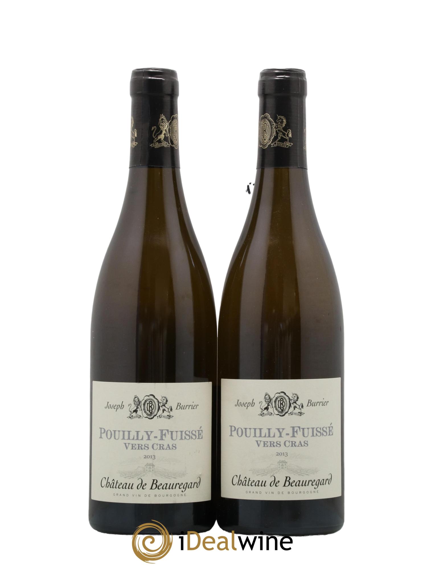 Pouilly-Fuissé Vers Cras Château de Beauregard 2013 - Lot de 2 bouteilles - 0