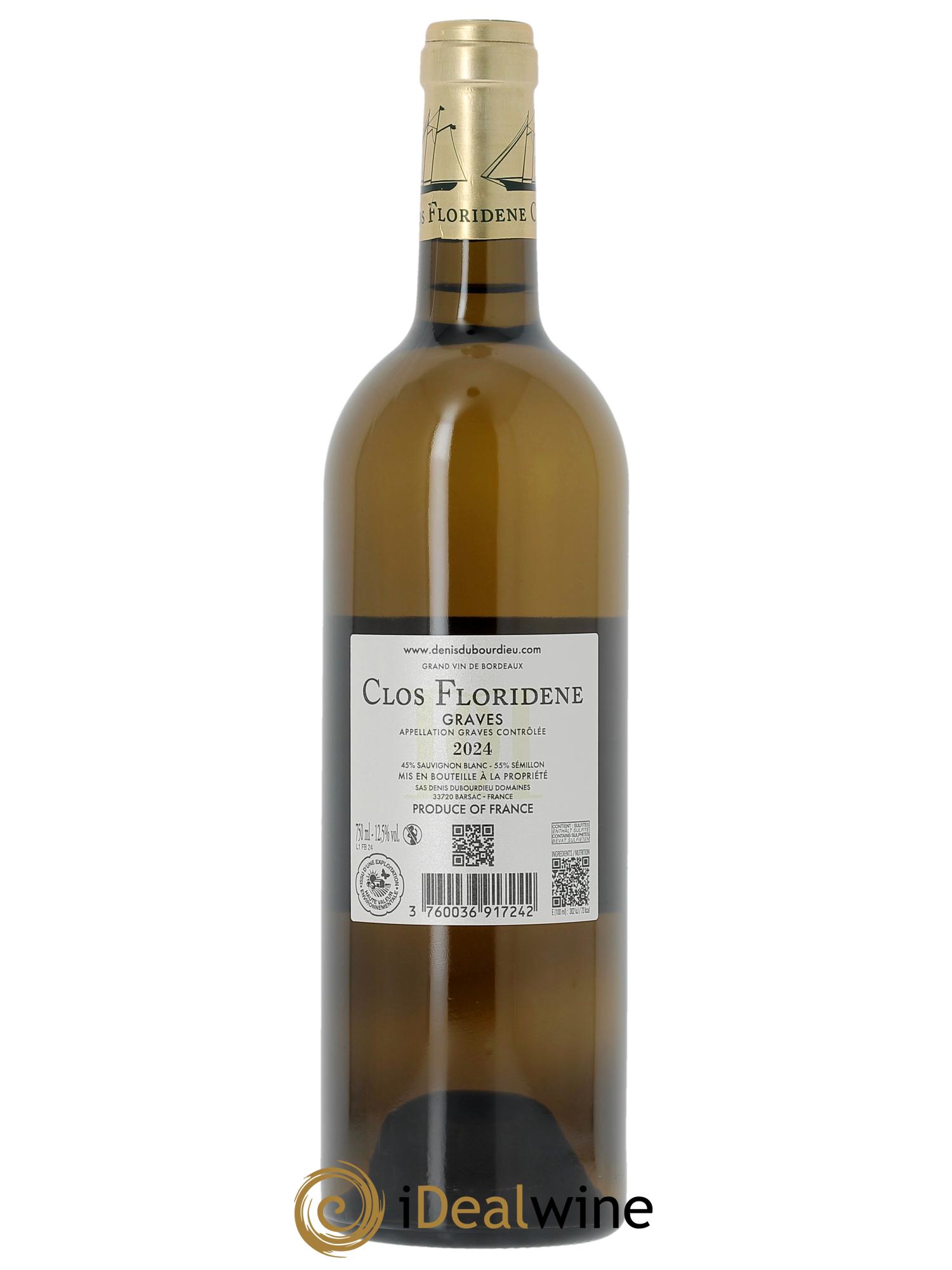 Clos Floridène  2024 - Lot de 1 bouteille - 1