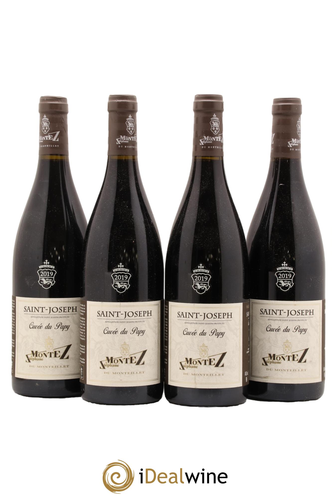 Saint-Joseph Cuvée du Papy Monteillet (Domaine du) - Stéphane Montez 2019 - Posten von 4 Flaschen - 0