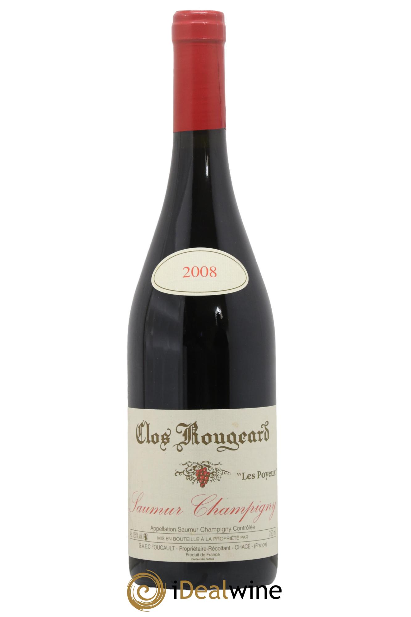 Saumur-Champigny Les Poyeux Clos Rougeard 2008 - Lot de 1 bouteille - 0