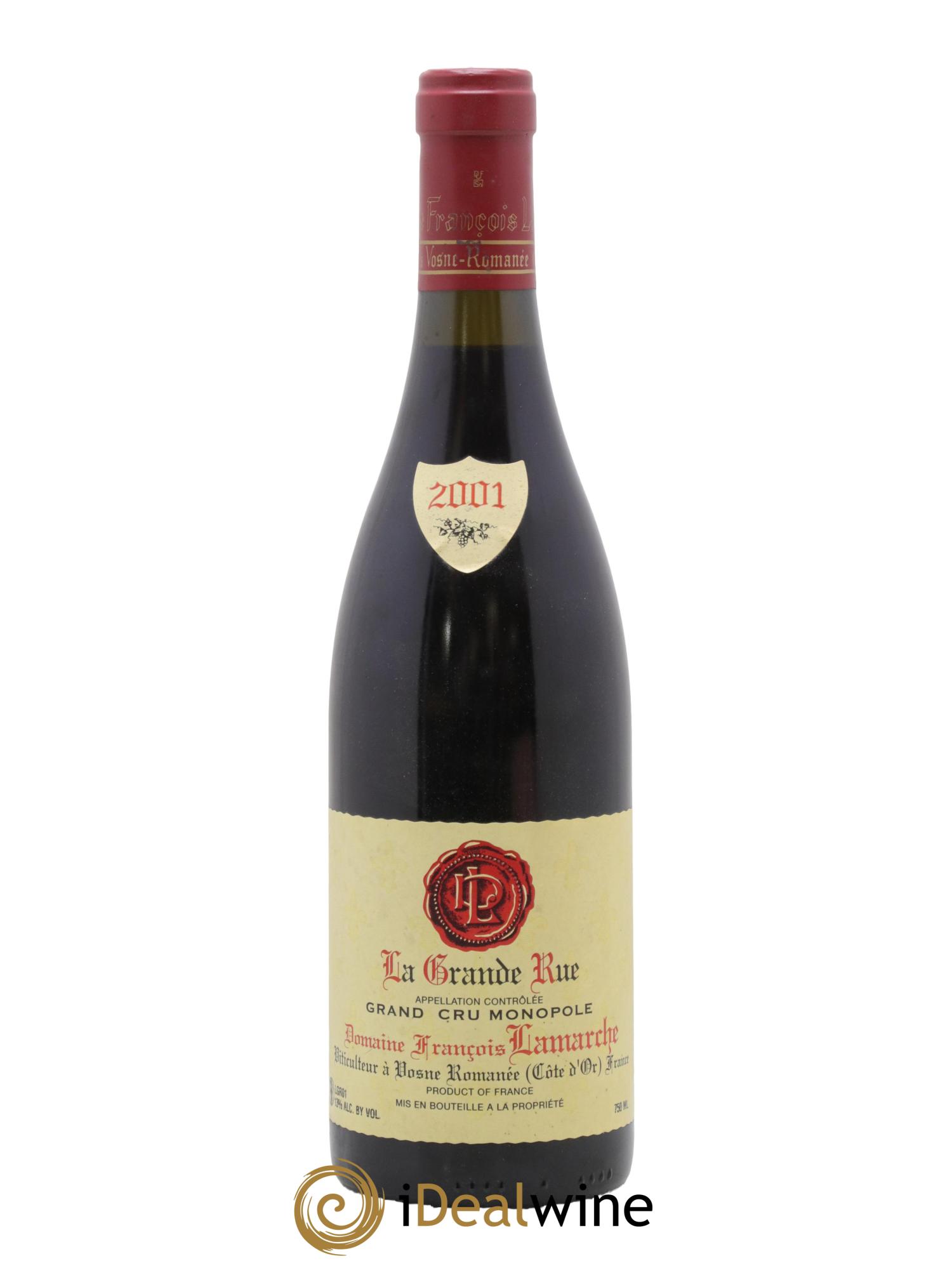 La Grande Rue Grand Cru Lamarche (Domaine) 2001 - Lot de 1 bouteille - 0