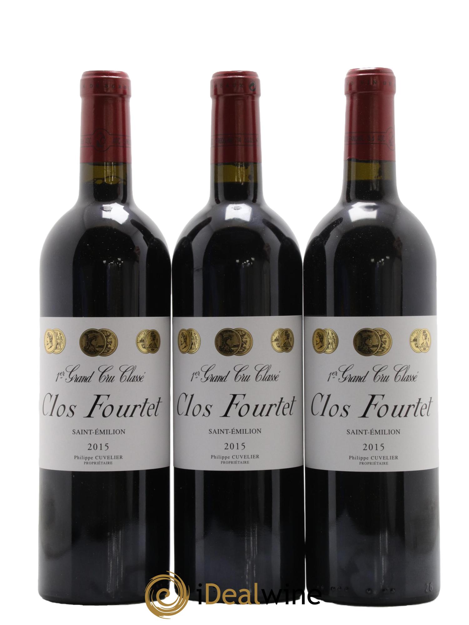 Clos Fourtet 1er Grand Cru Classé B 2015 - Lot de 6 bouteilles - 2
