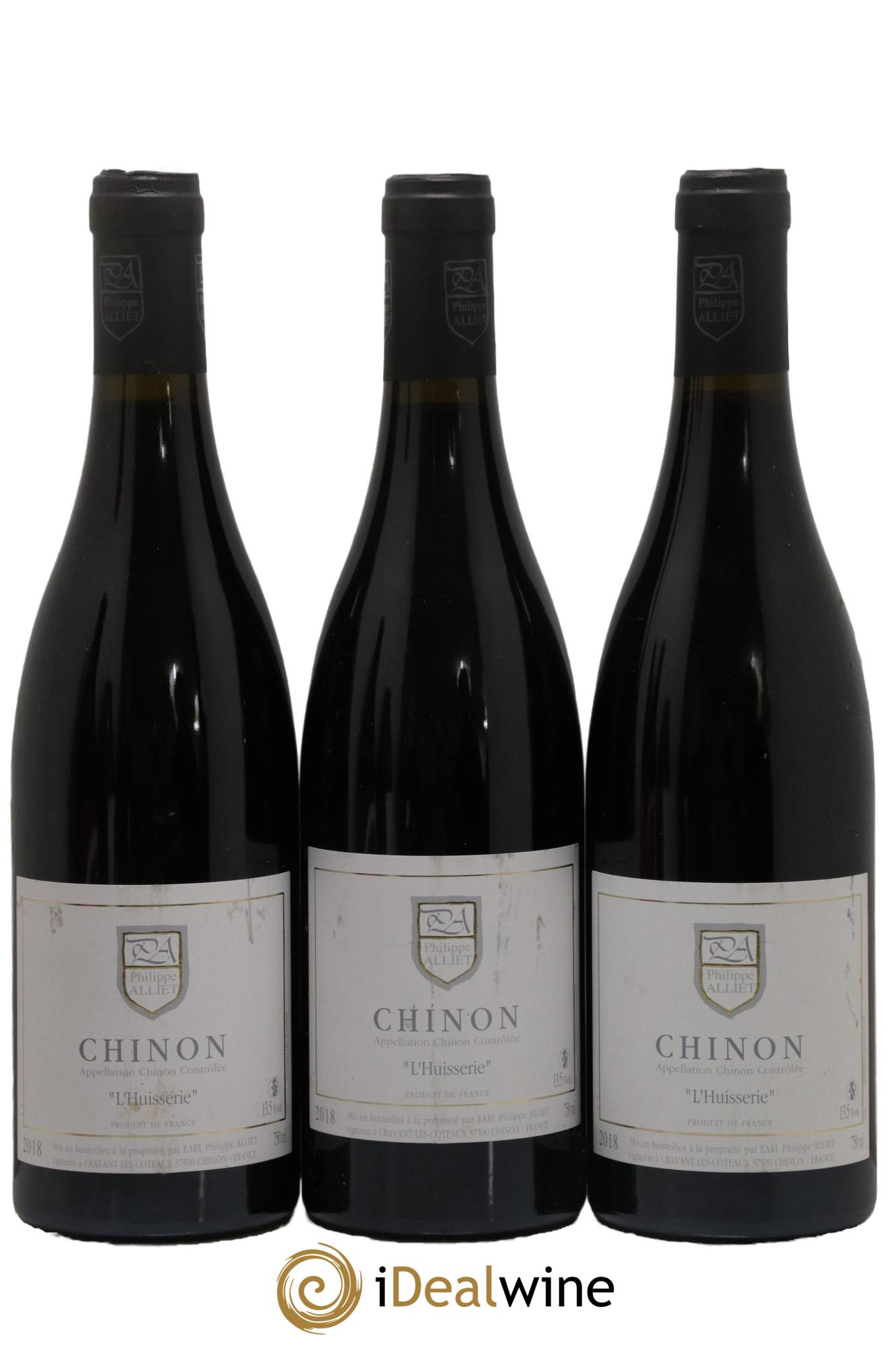 Chinon L'Huisserie Philippe Alliet 2018 - Lot de 3 bouteilles - 0