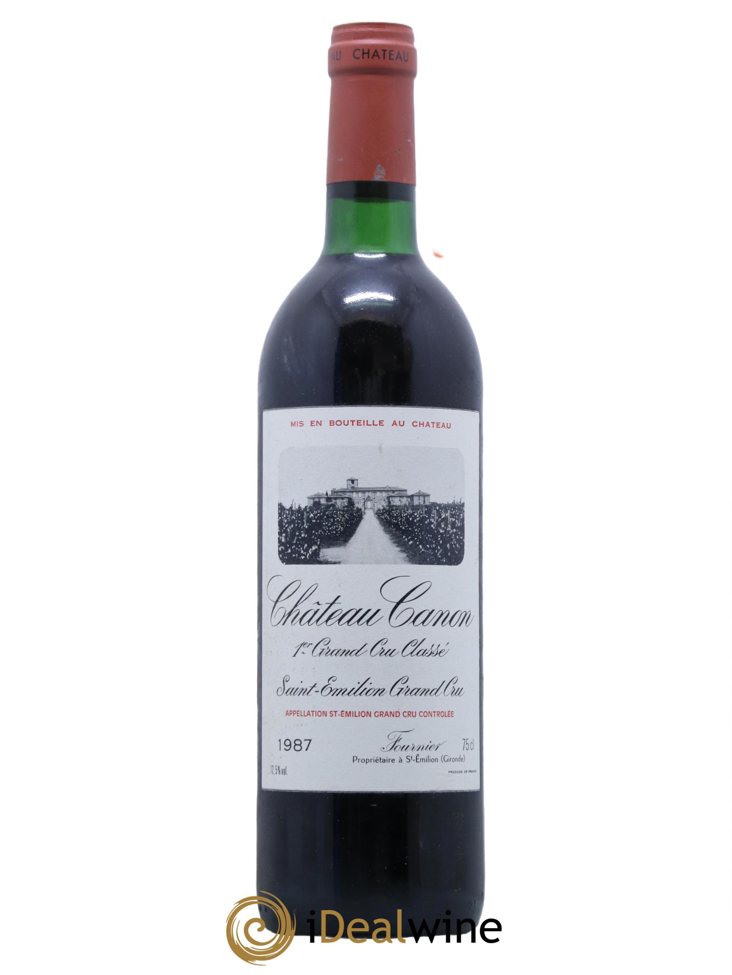 Château Canon 1er Grand Cru Classé B 1987 - Lot de 1 bouteille - 0