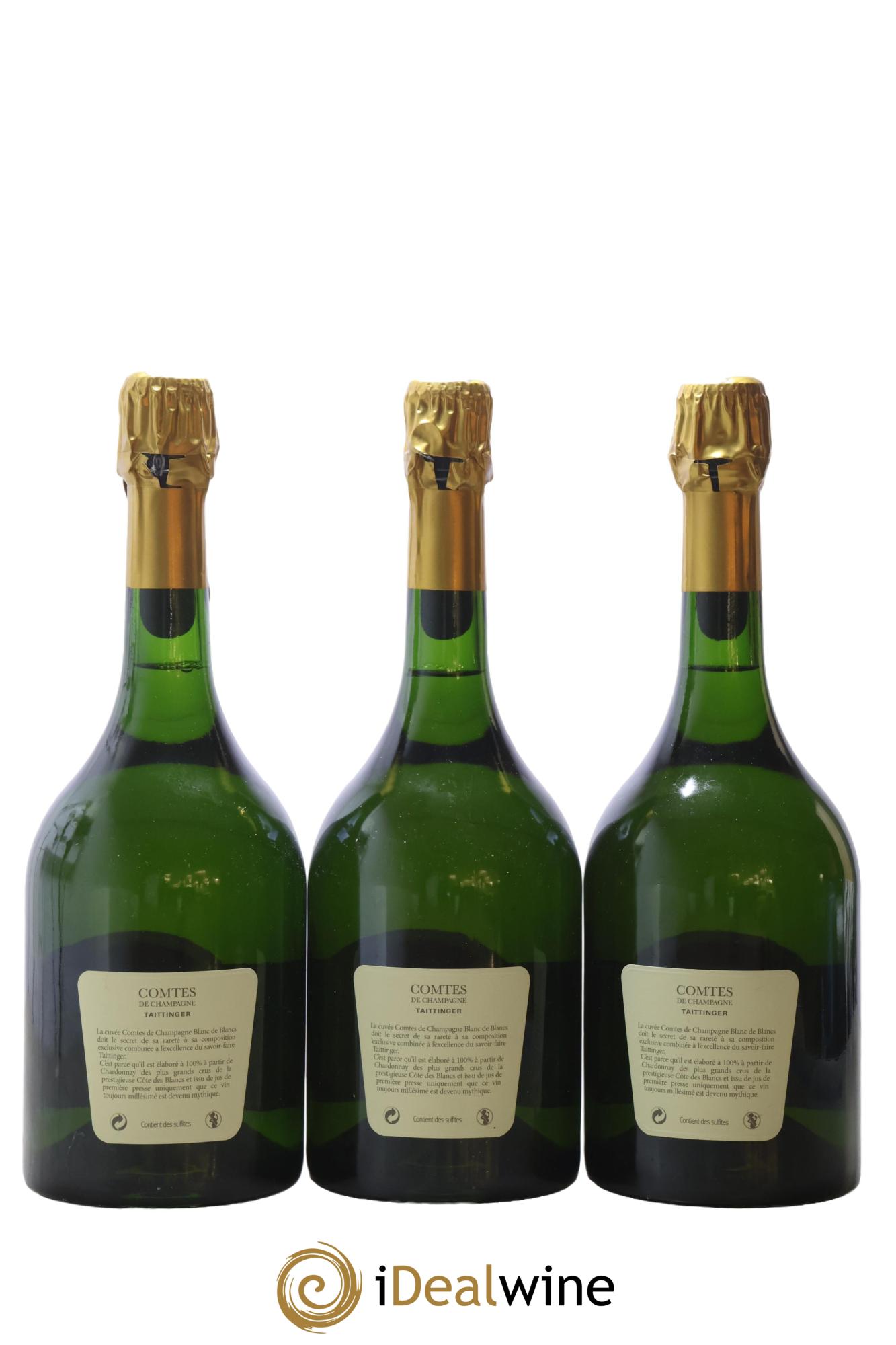 Comtes de Champagne Taittinger 1999 - Lotto di 3 bottiglie - 1